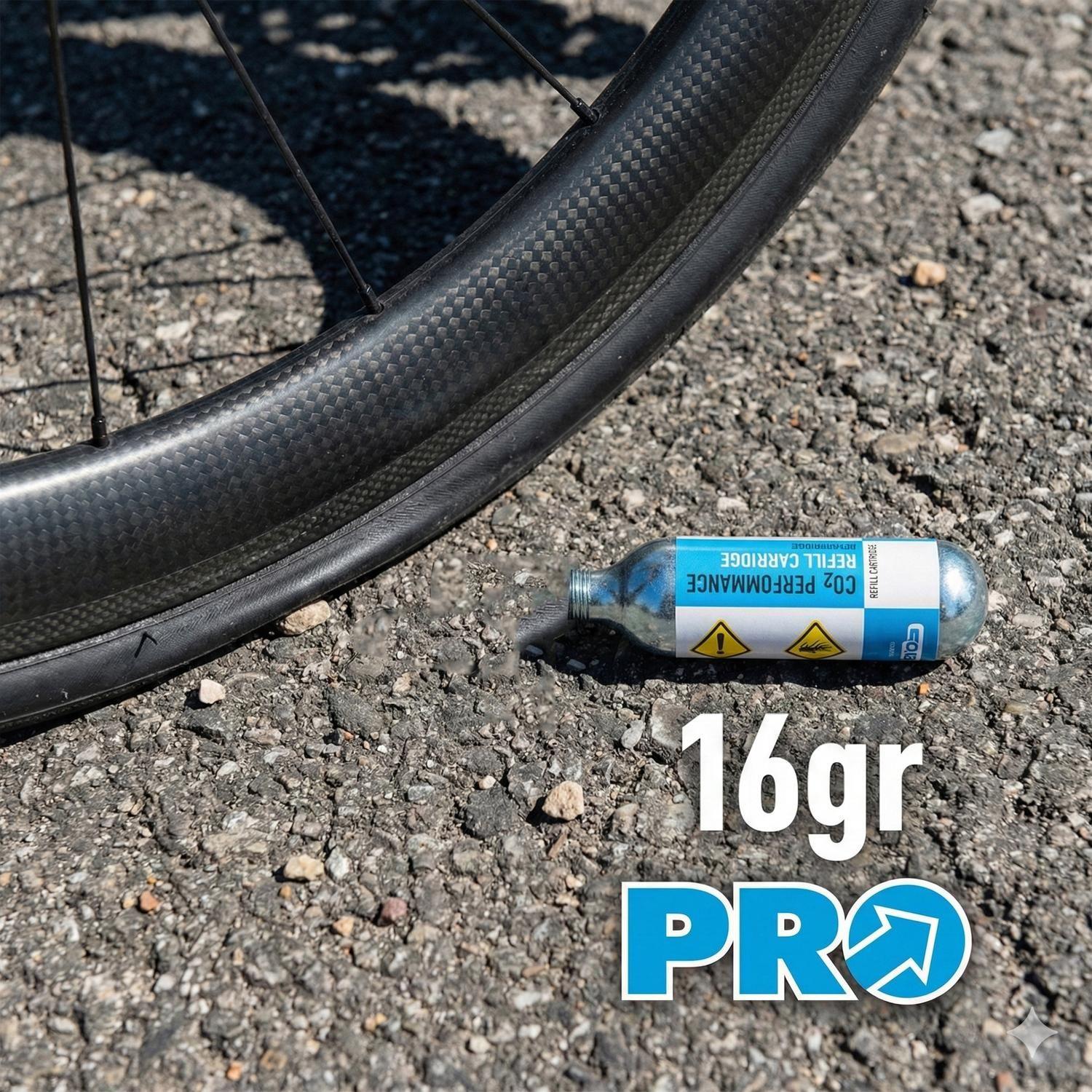 Cartucho Co2 Pro 16g Repuesto Con Hilo Neumático Ruta Mtb-3