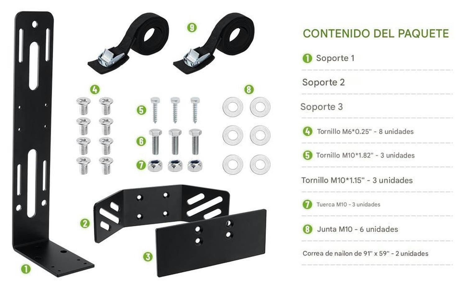 Soporte Dispensador Bidon Agua 20 Litros Camioneta Remolque-8