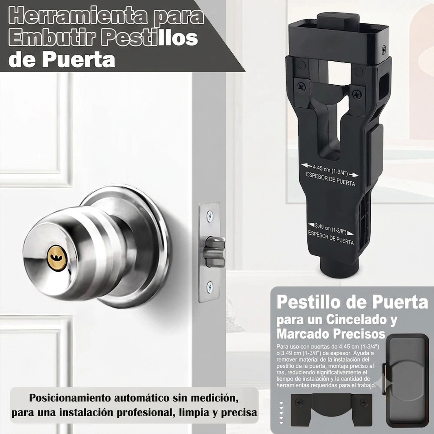 Plantilla Guia Cincelado Pestillo Cerradura Puerta Madera-4