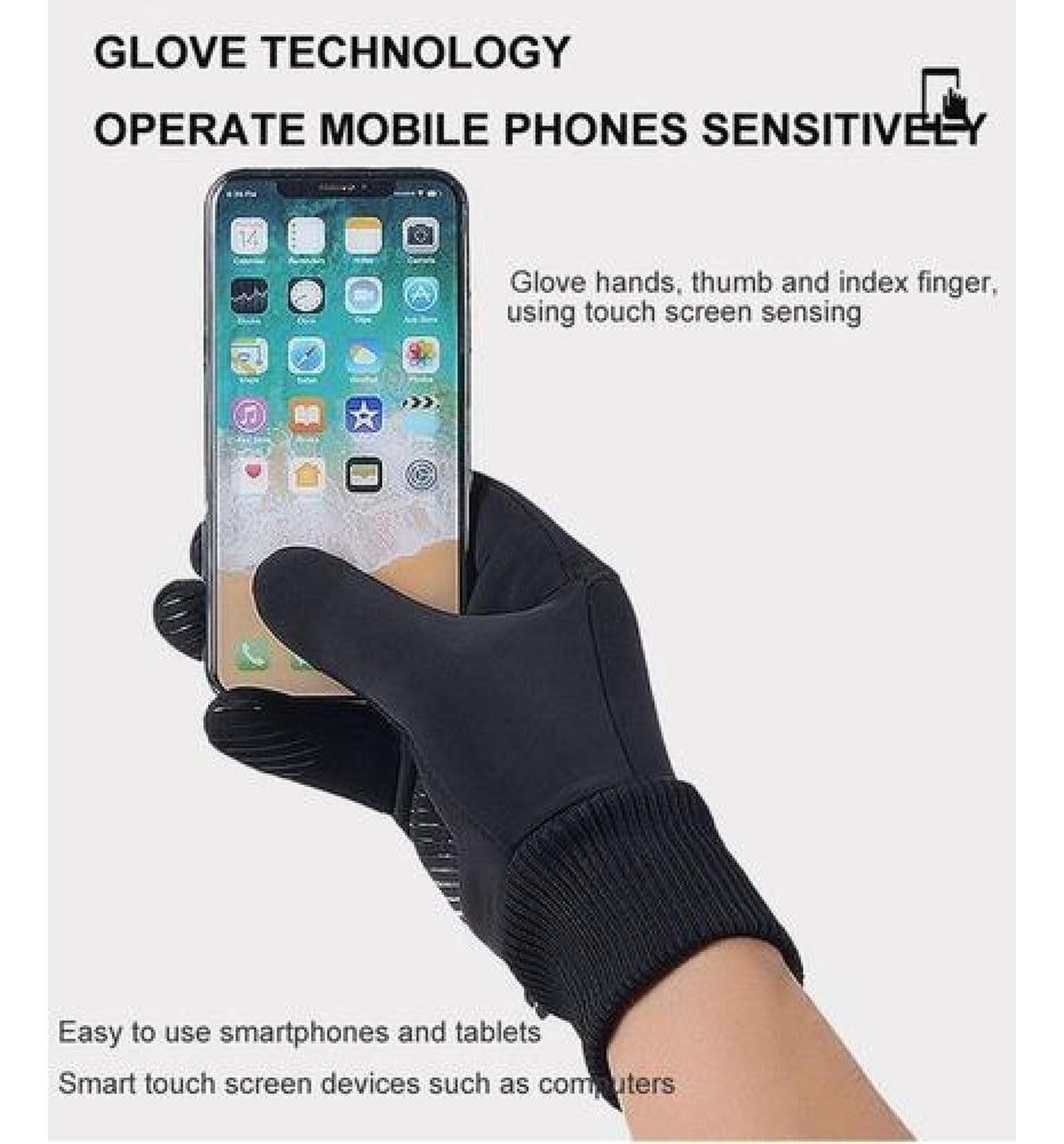 Guantes Térmicos Resistentes Al Viento, Deportivo Y Casual-4