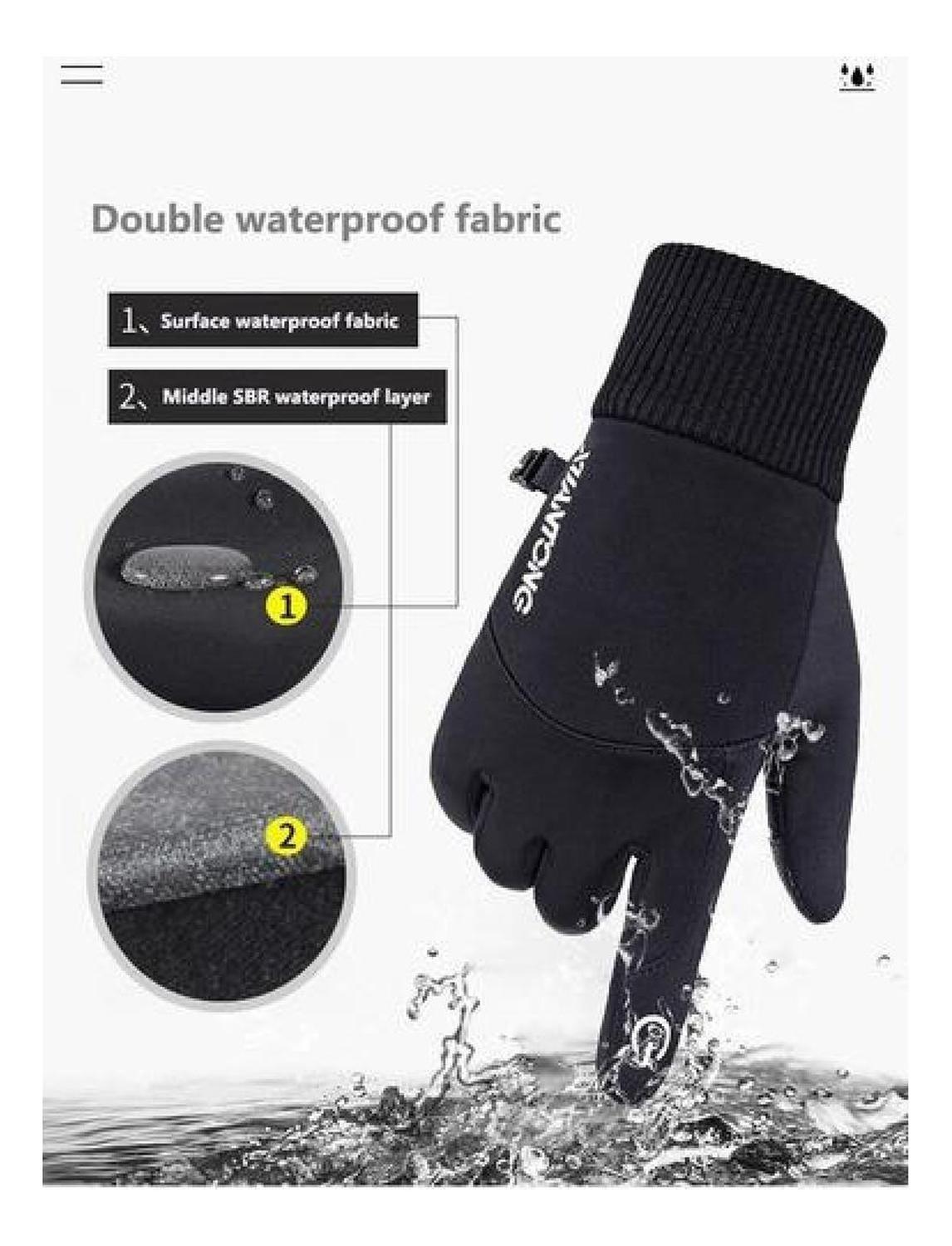 Guantes Térmicos Resistentes Al Viento, Deportivo Y Casual-5