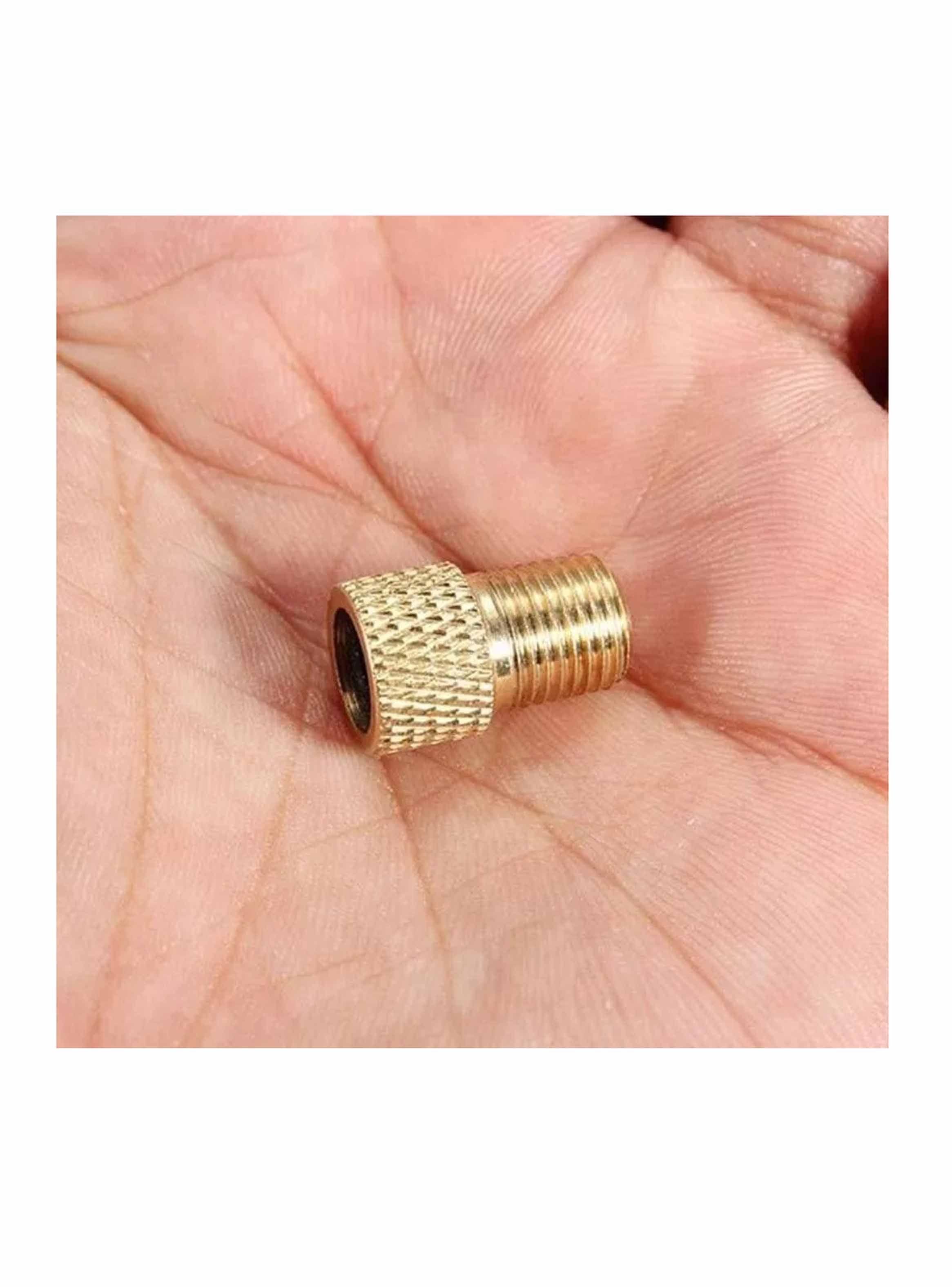 Adaptador Válvula Francesa A Auto Con Sello De Goma Antifuga-3