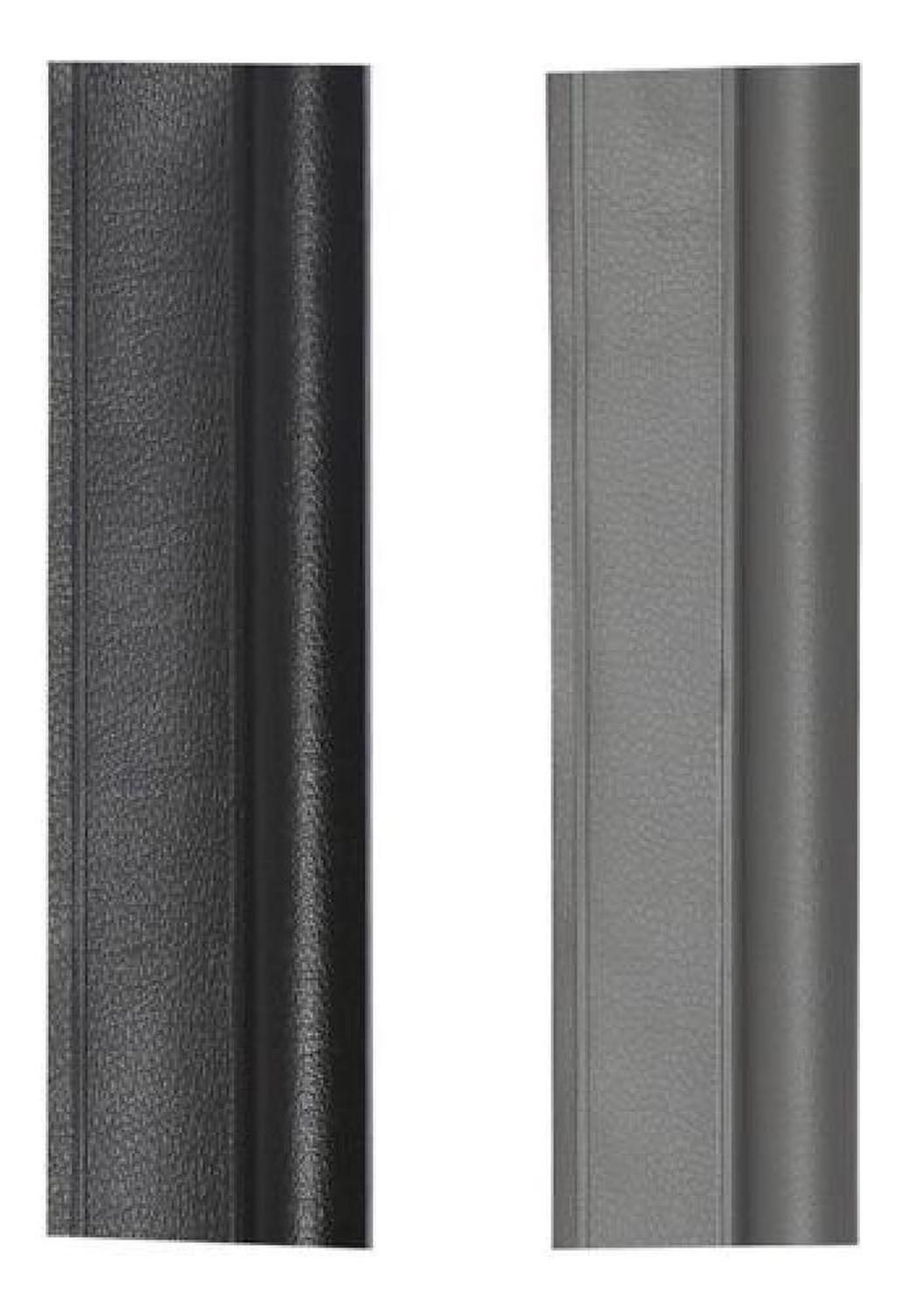 Burlete Simple Eco Cuero Y Esponja Aislante Puertas Negro-3