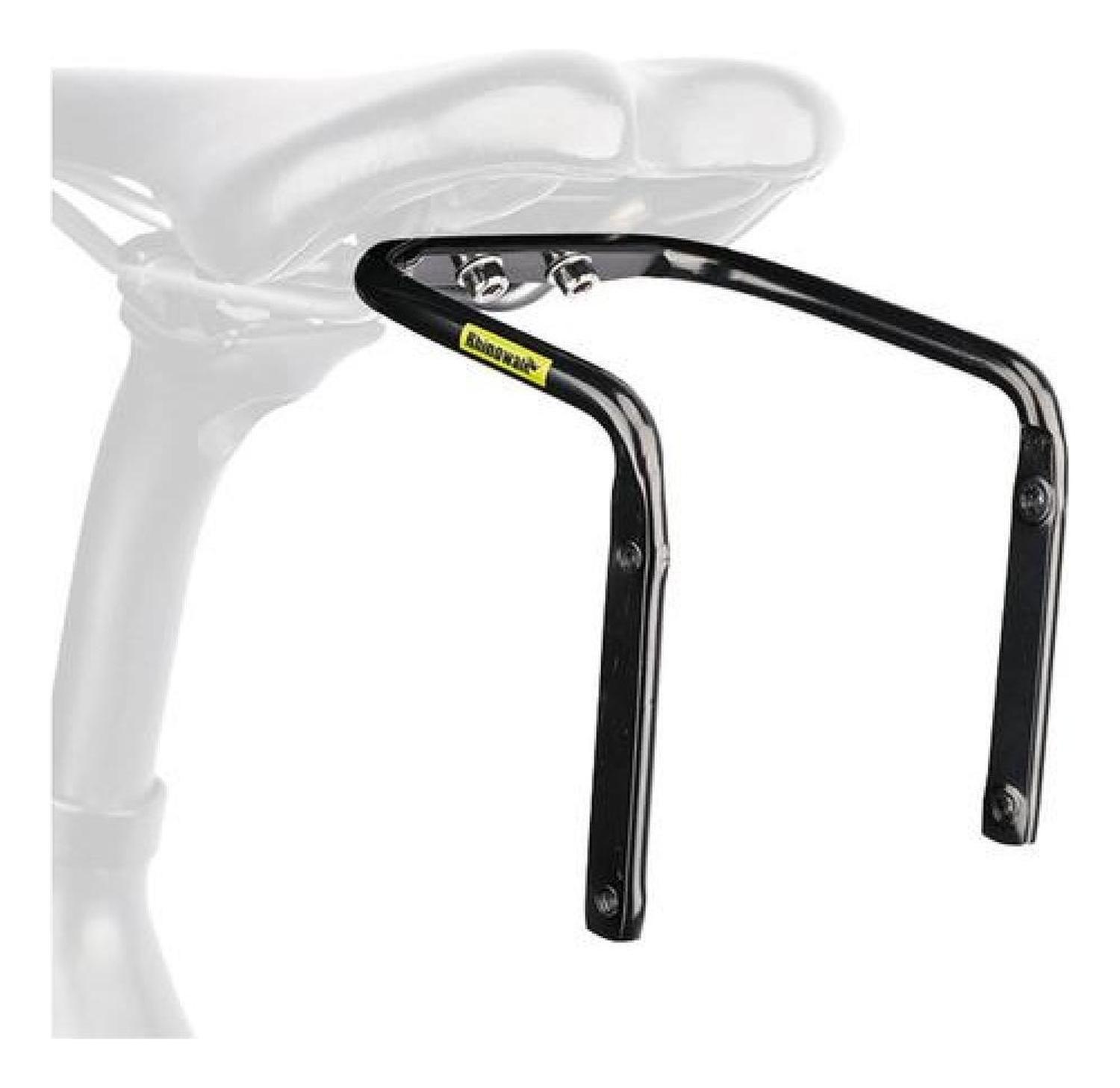 Soporte Estabilizador Trasero Sillín Bolso Bicicleta Ruta Negro-2