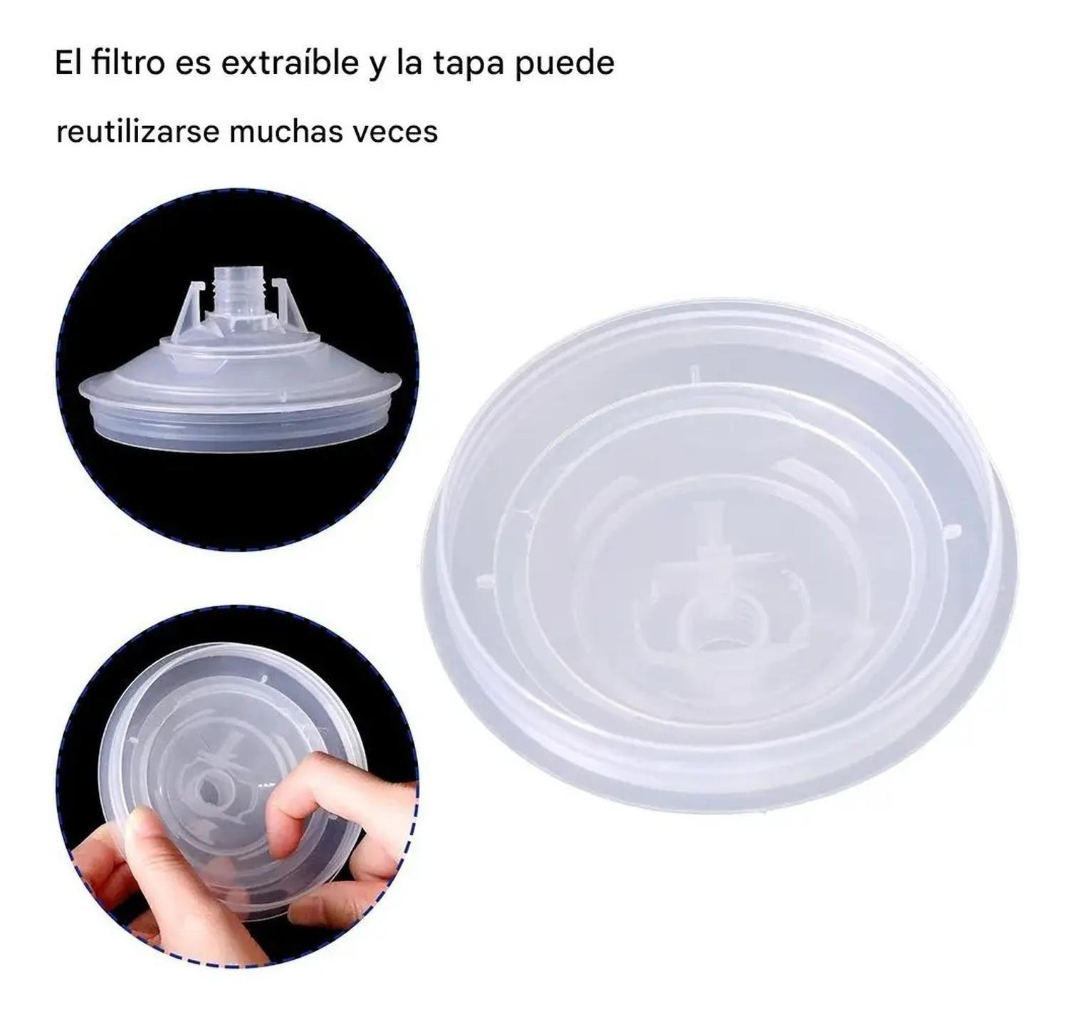 Kit 50 Vasos Mezcladores Pintura 300ml Sistema Pps Desechable-3