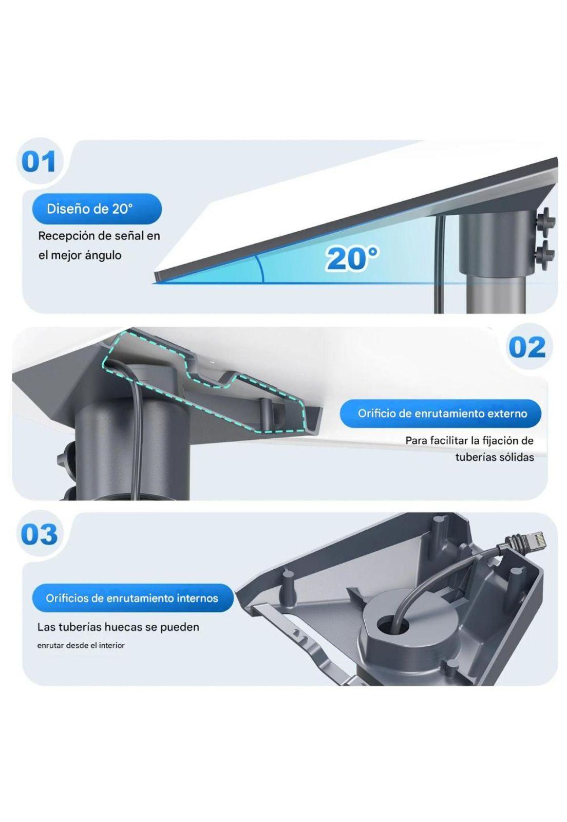 Adaptador Tubo Montaje Starlink Gen 3 Aleación Aluminio-5