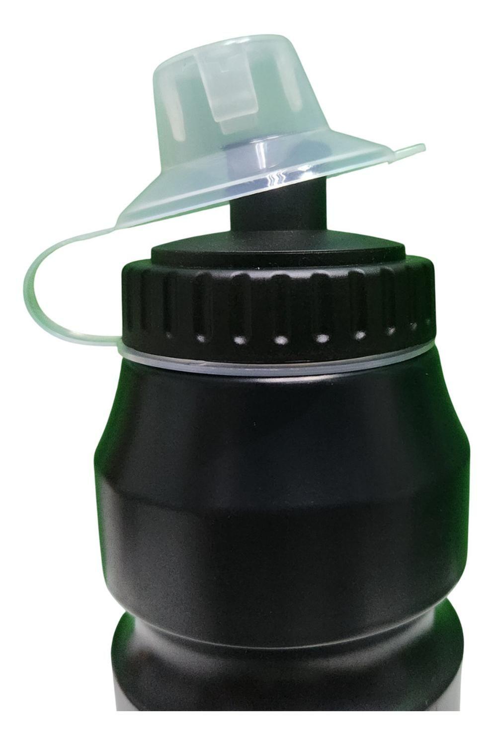 Caramayola Grande Xl 1 Litro Botella Agua Ciclismo Deportes - Negro-2