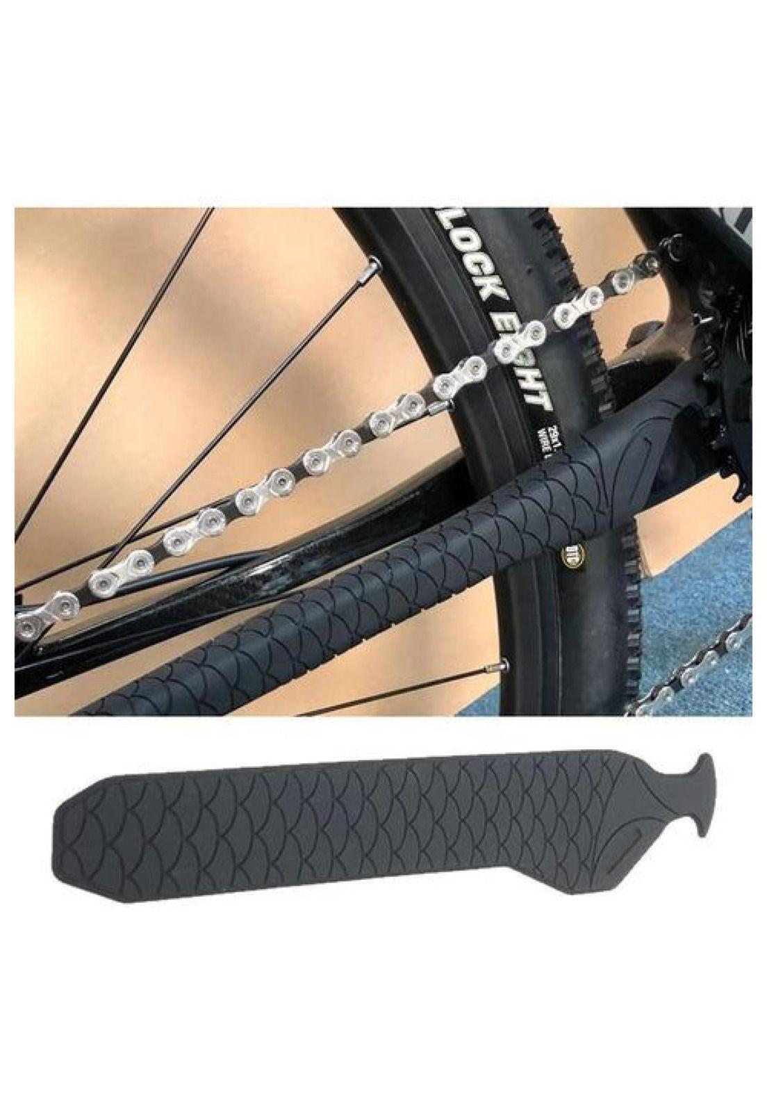 Protector Silicona Cadena Cubre Vaina Inferior Bicicleta-2
