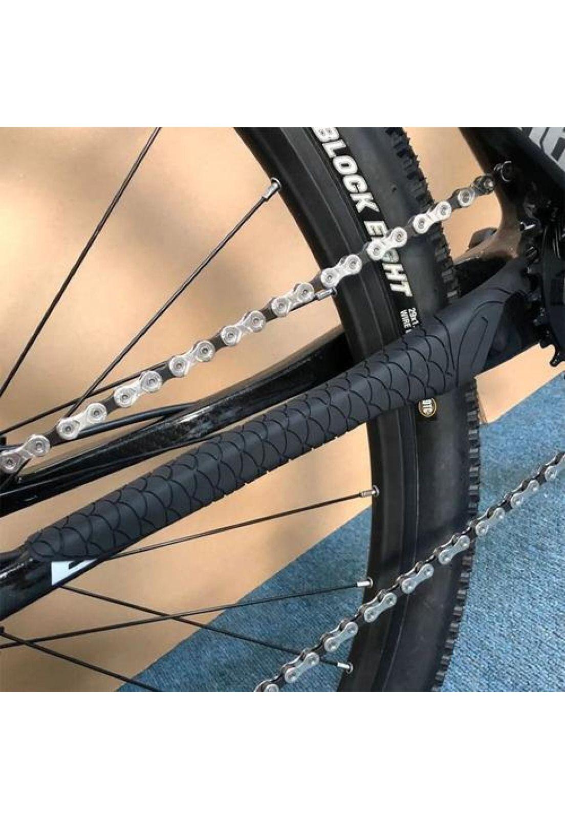 Protector Silicona Cadena Cubre Vaina Inferior Bicicleta-4