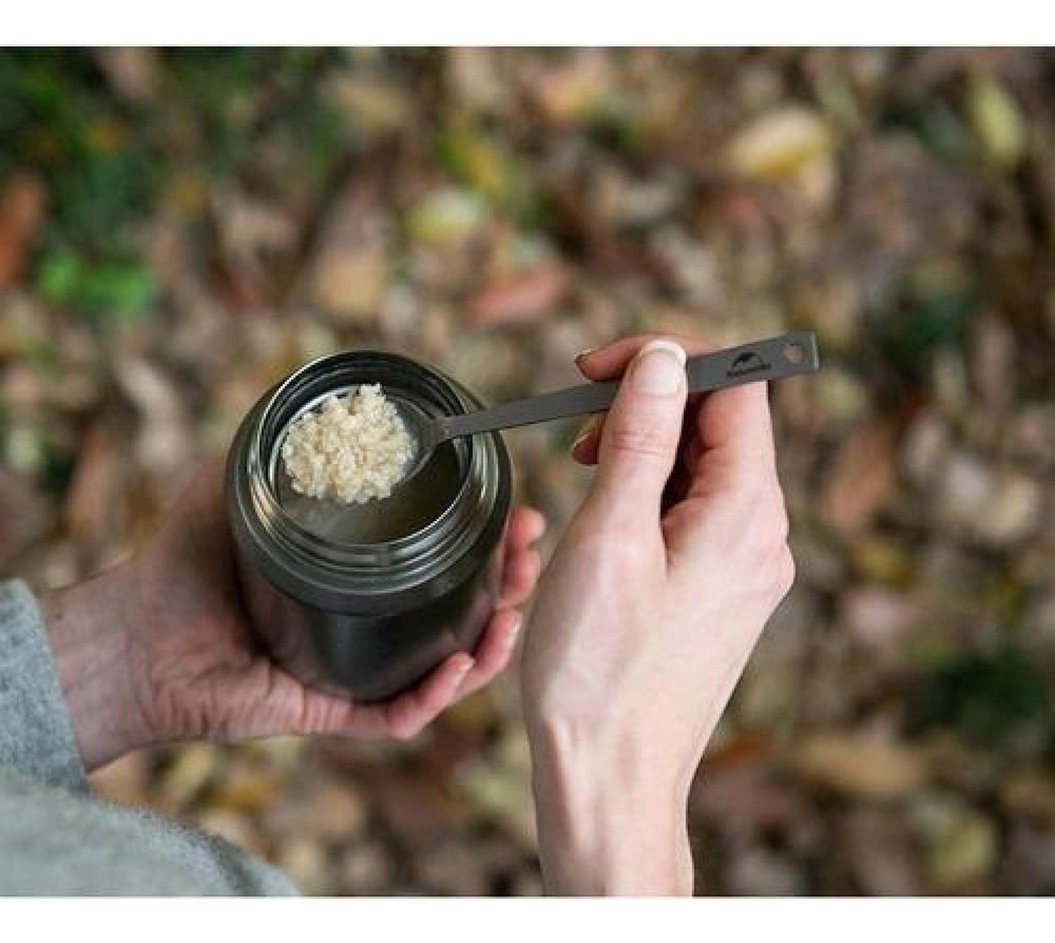 Set Cubiertos Titanio Naturehike Ultraliviano Para Camping-5