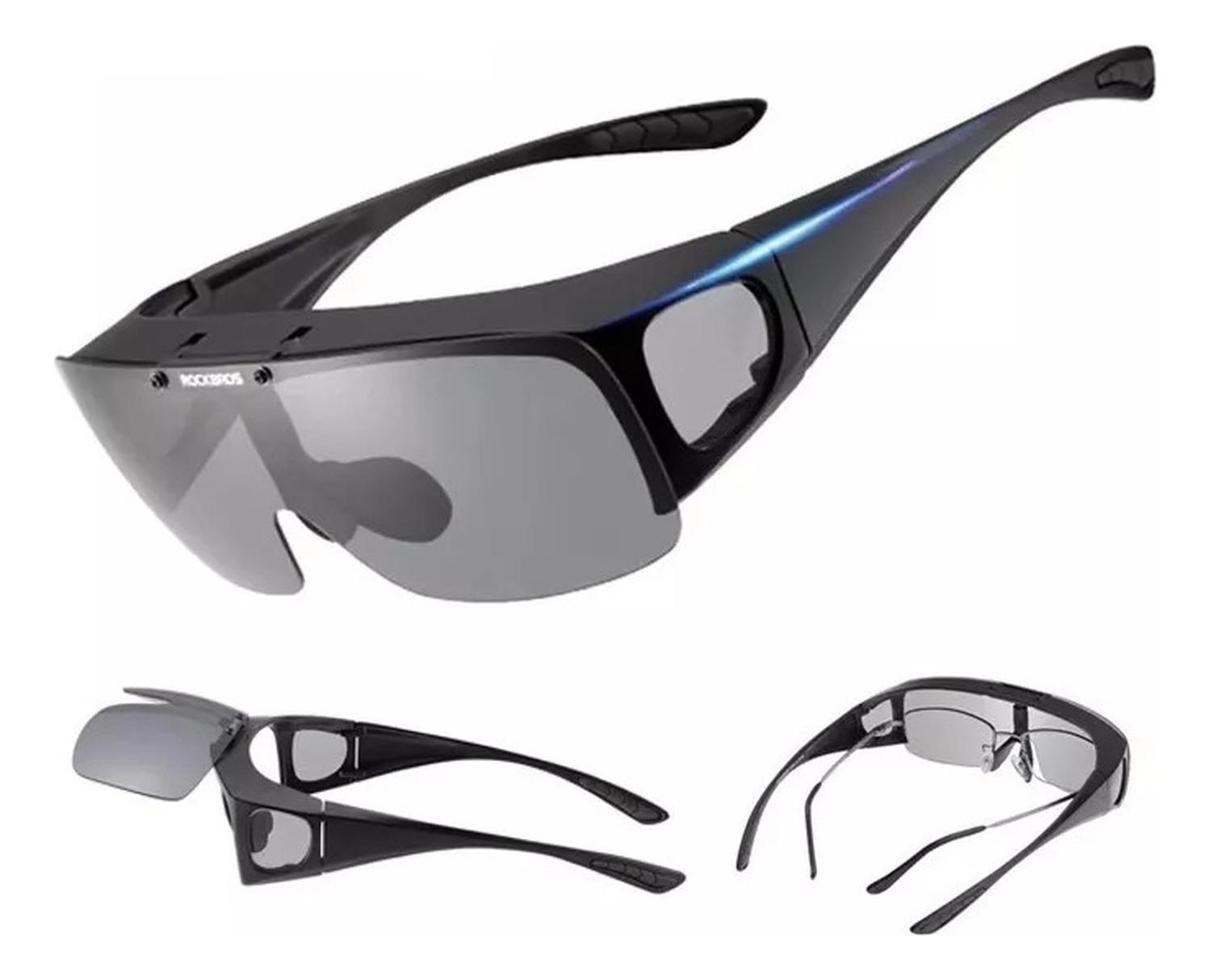 Lente Rockbros Deportivo Mica Abatible Uv400 Polarizado-0