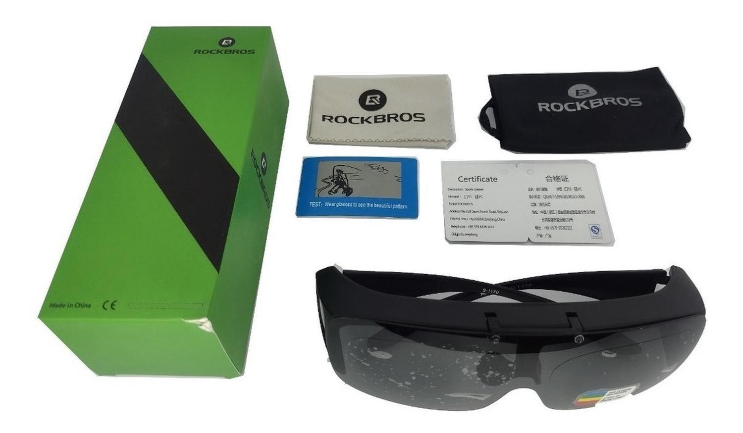 Lente Rockbros Deportivo Mica Abatible Uv400 Polarizado-4