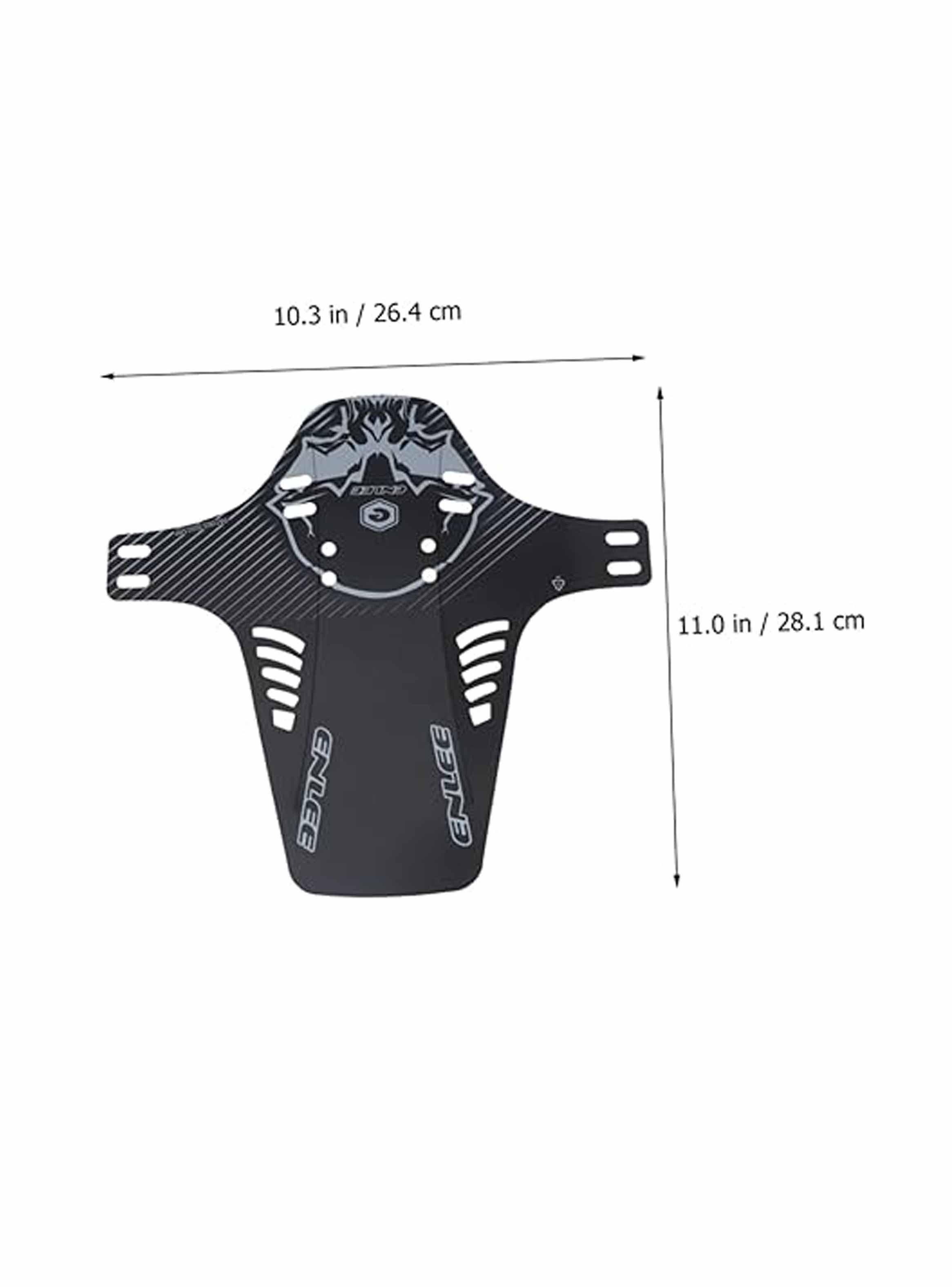 Tapabarro Para Bicicleta, Variedad Diseño Calavera Negro-2