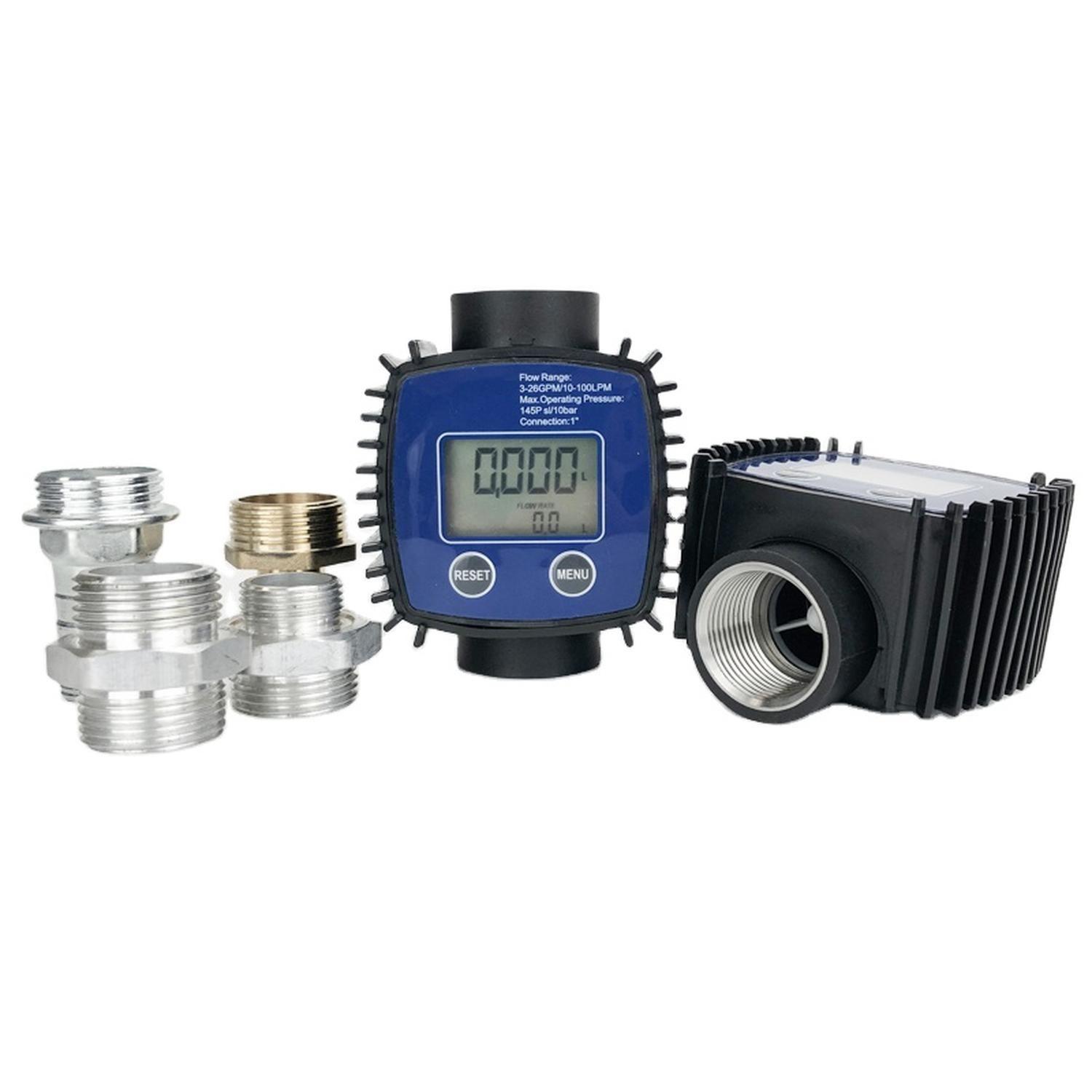 Medidor Flujo Digital Turbina K24 Rosca G1 Pulgada-7