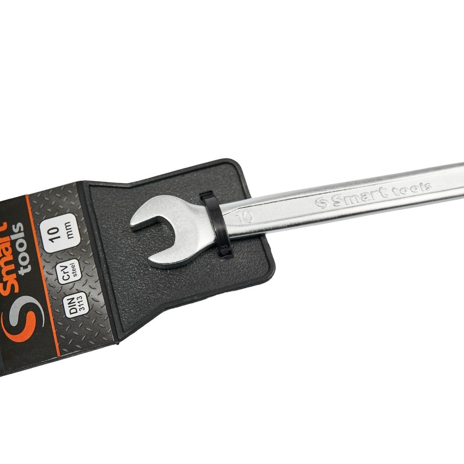 Llave Combinada Punta y Corona 10mm Smart Tools Acero CrV-1
