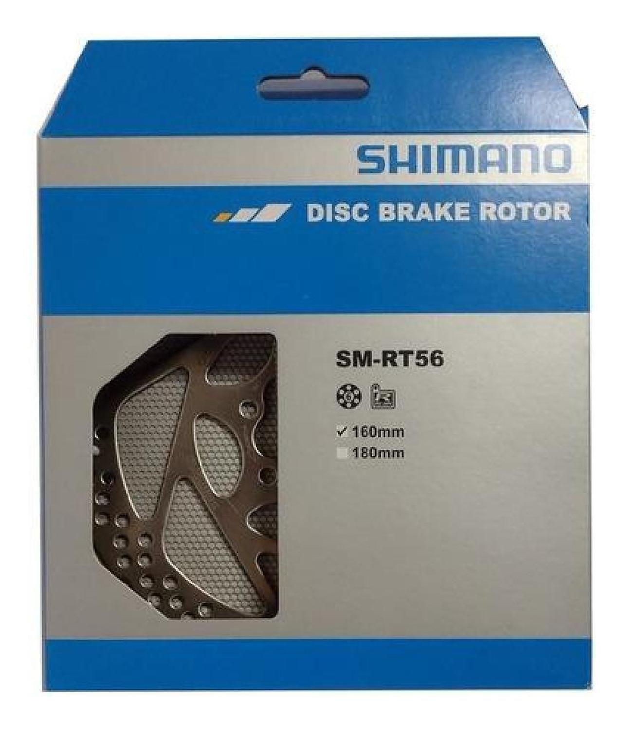 Disco Freno Shimano 160 Mm Pernos Sm-rt56 Deore M6000 Rotor - Silver-2