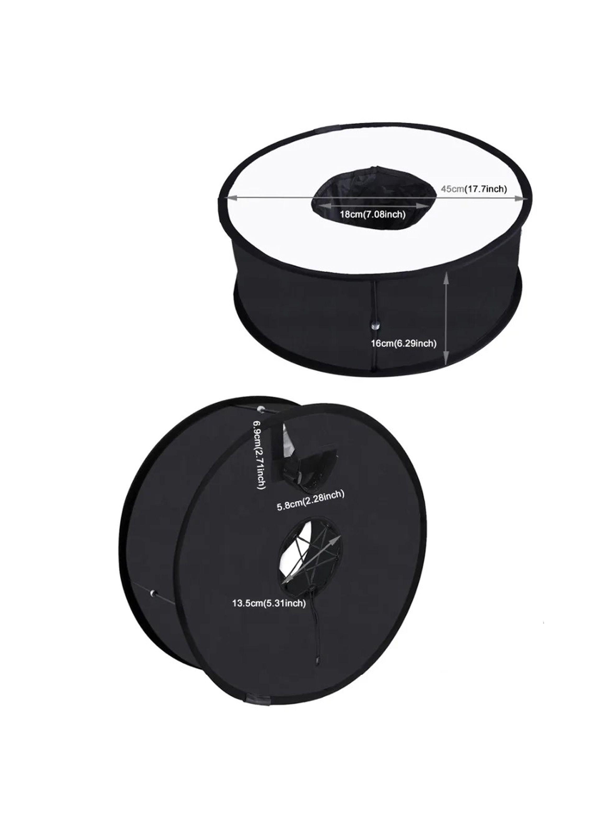Softbox Anillo Difusor Luz Cámara Plegable Fotografia 45cm-2