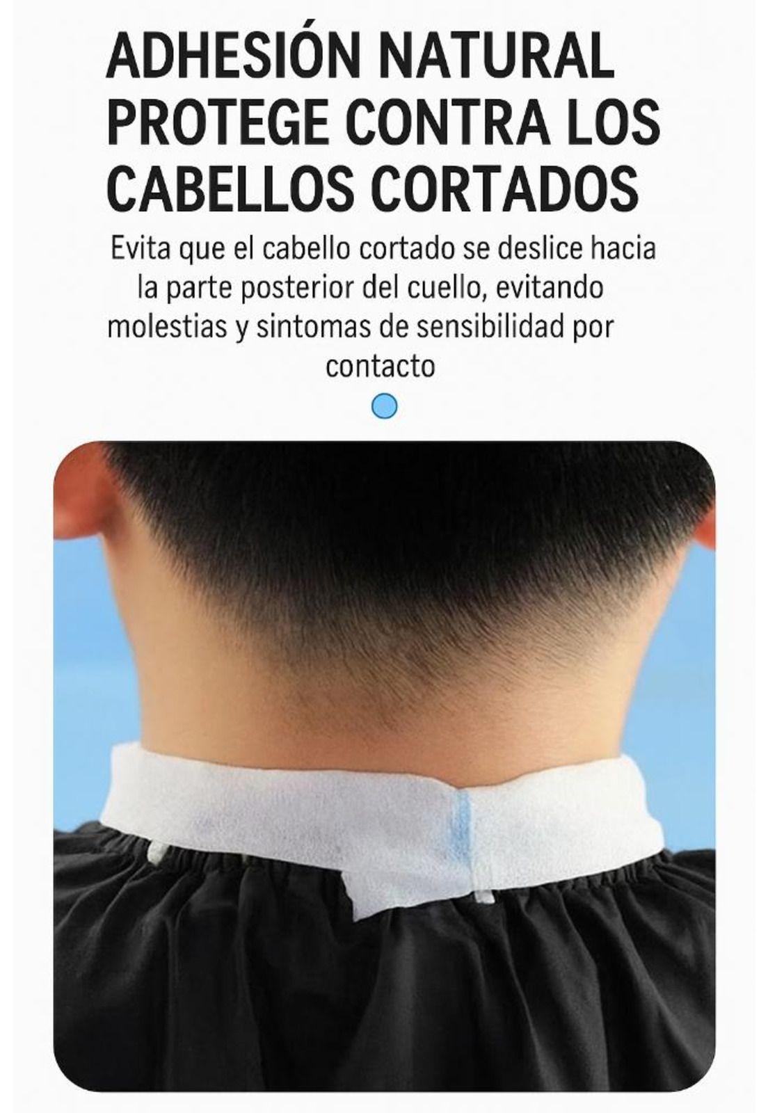 Rollo 100 Tiras Desechables Papel Cuello Peluquería Barbería-2