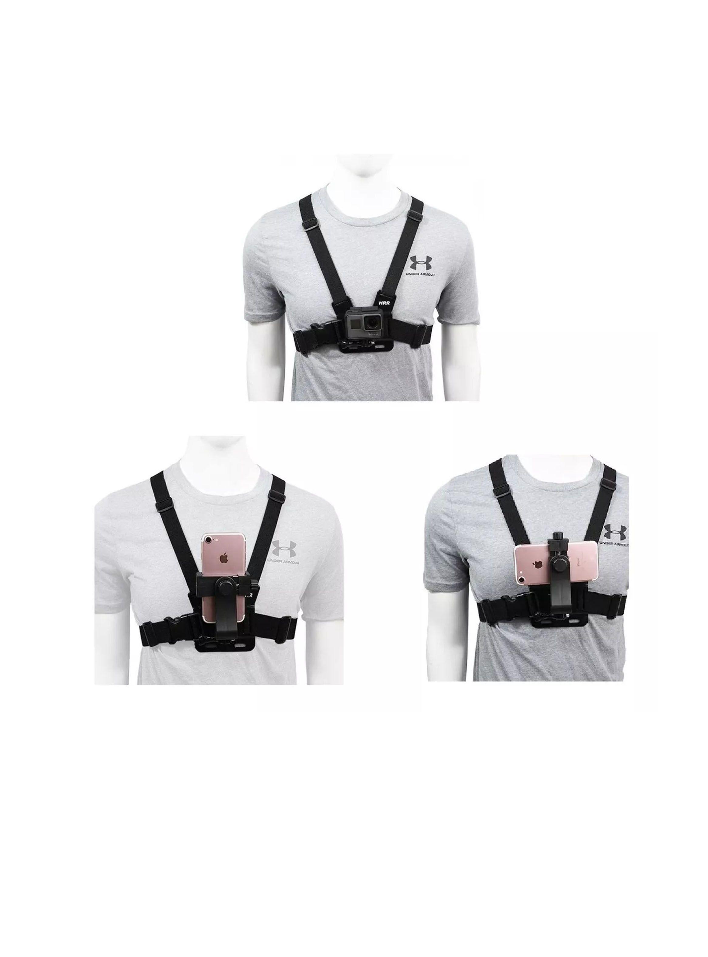 Arnes De Pecho 2 En 1 Para Gopro Y Celular, Cámara De Acción-2