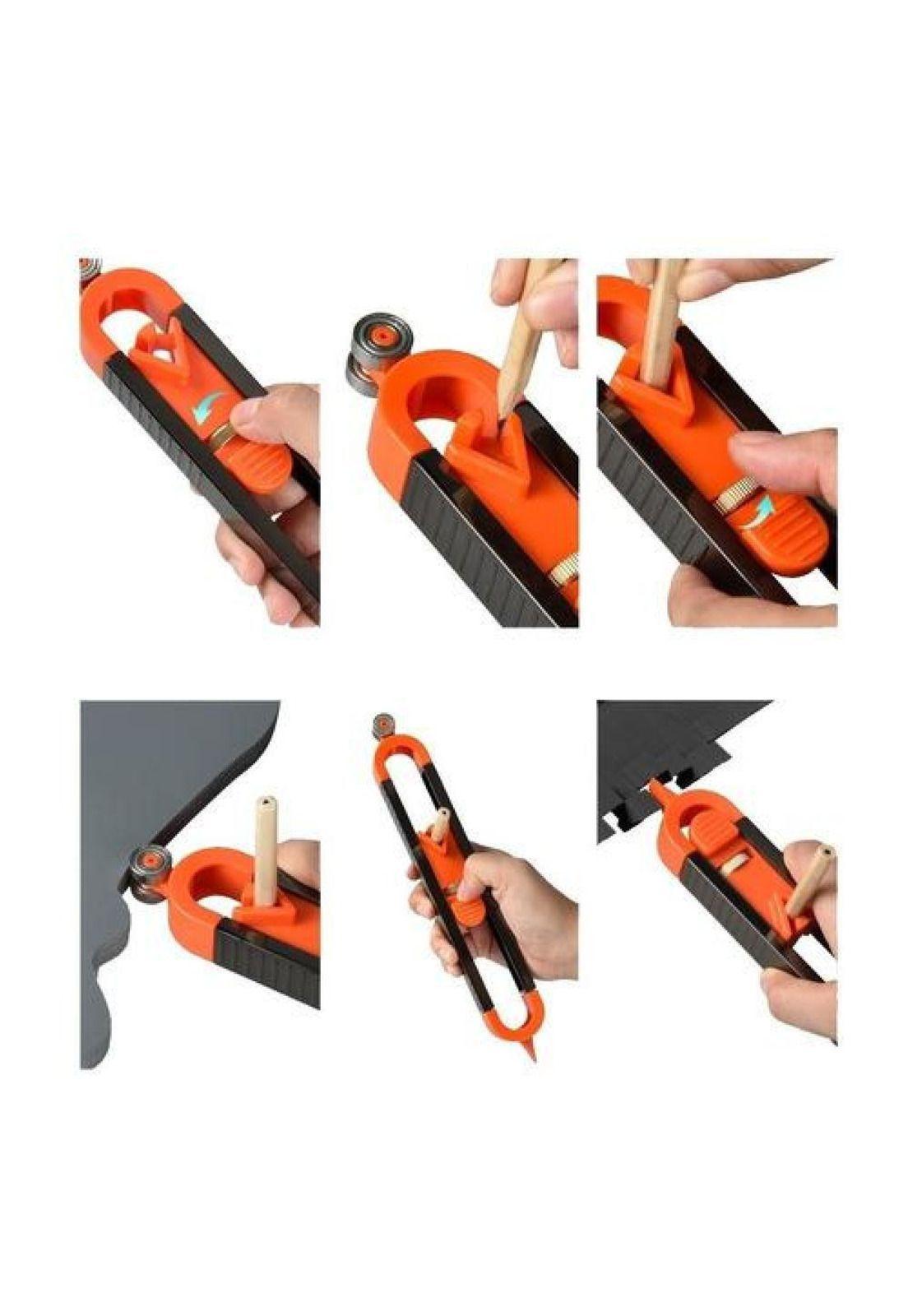 Copiador Perfiles Herramienta Medición Precisa Carpintería-6