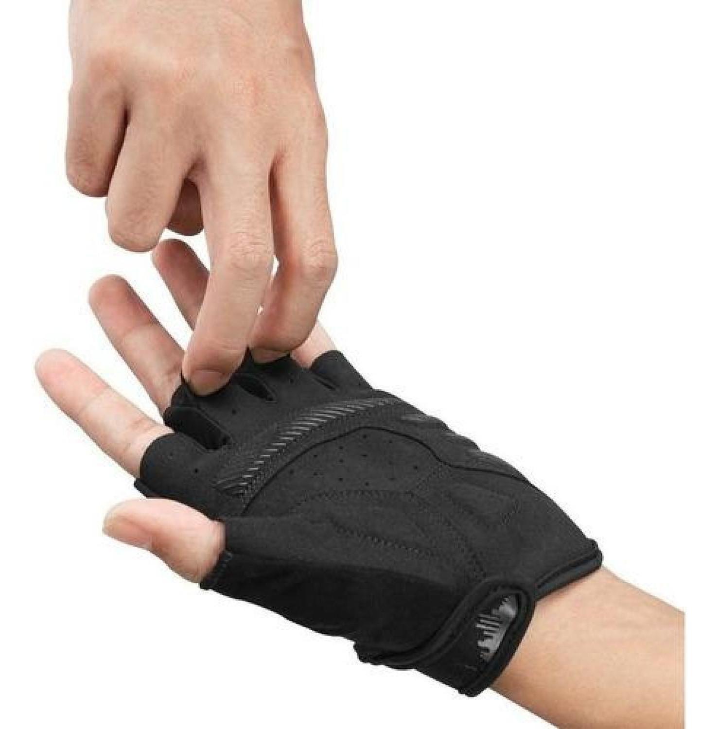 Guantes Reflectantes Rockbros Dedo Corto Mtb Ruta Bicicleta-5