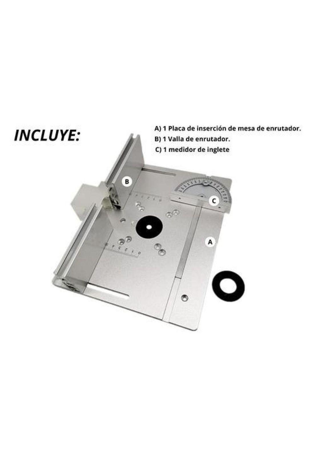 Placa De Inserción Guías Banco De Trabajo Router Fresadora-3
