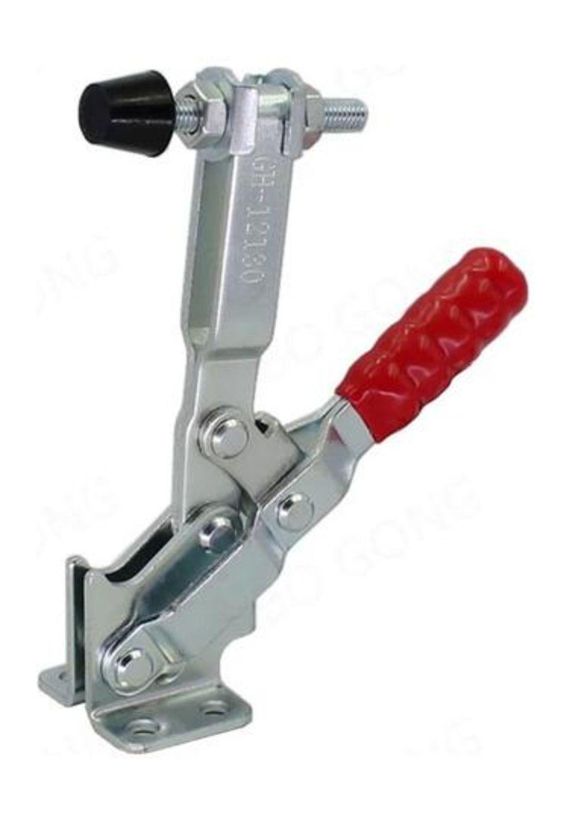 Pack 2 Clamp Presión Vertical Gh-12130 227kg Tirador Rápido-2