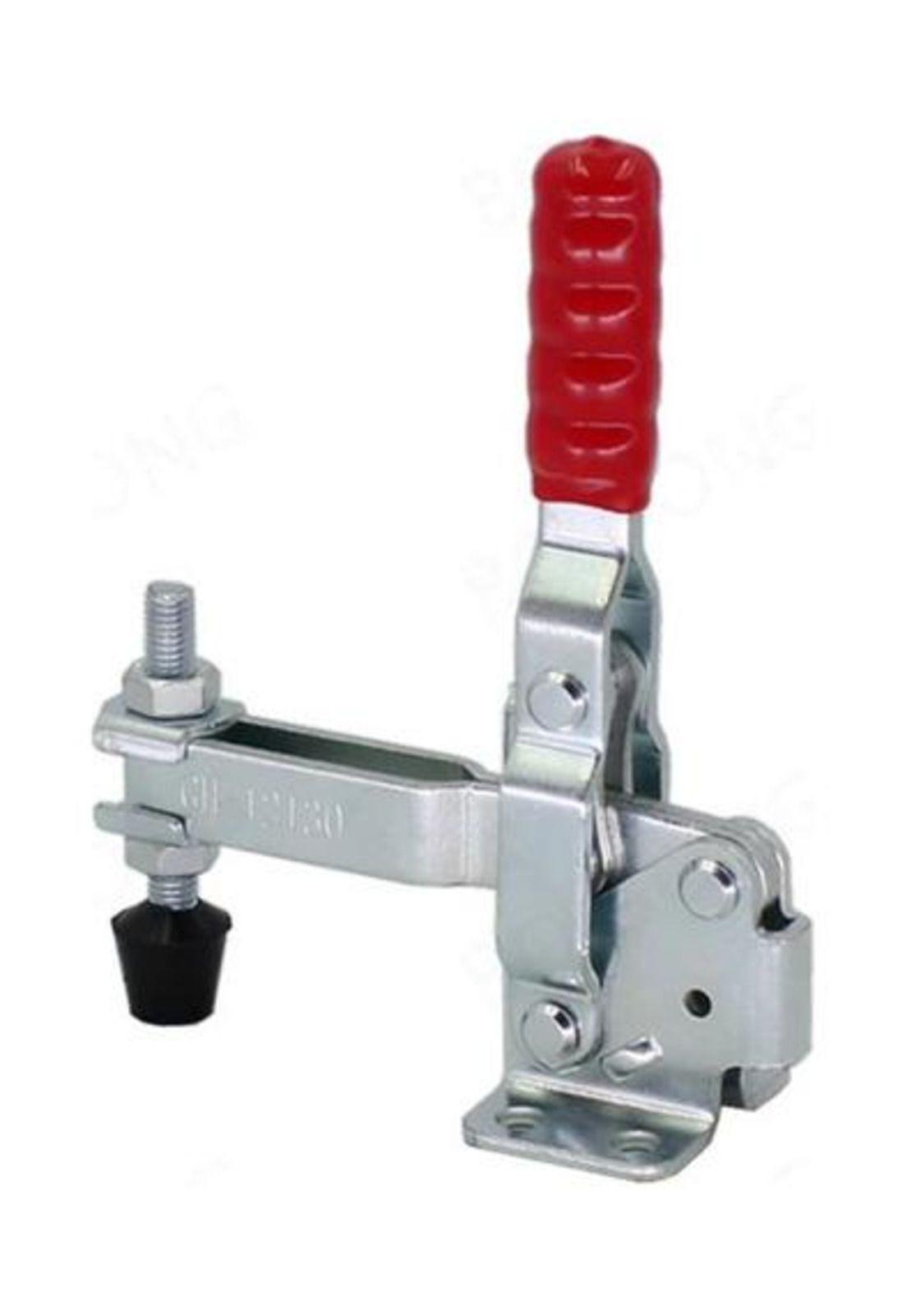 Pack 2 Clamp Presión Vertical Gh-12130 227kg Tirador Rápido-3