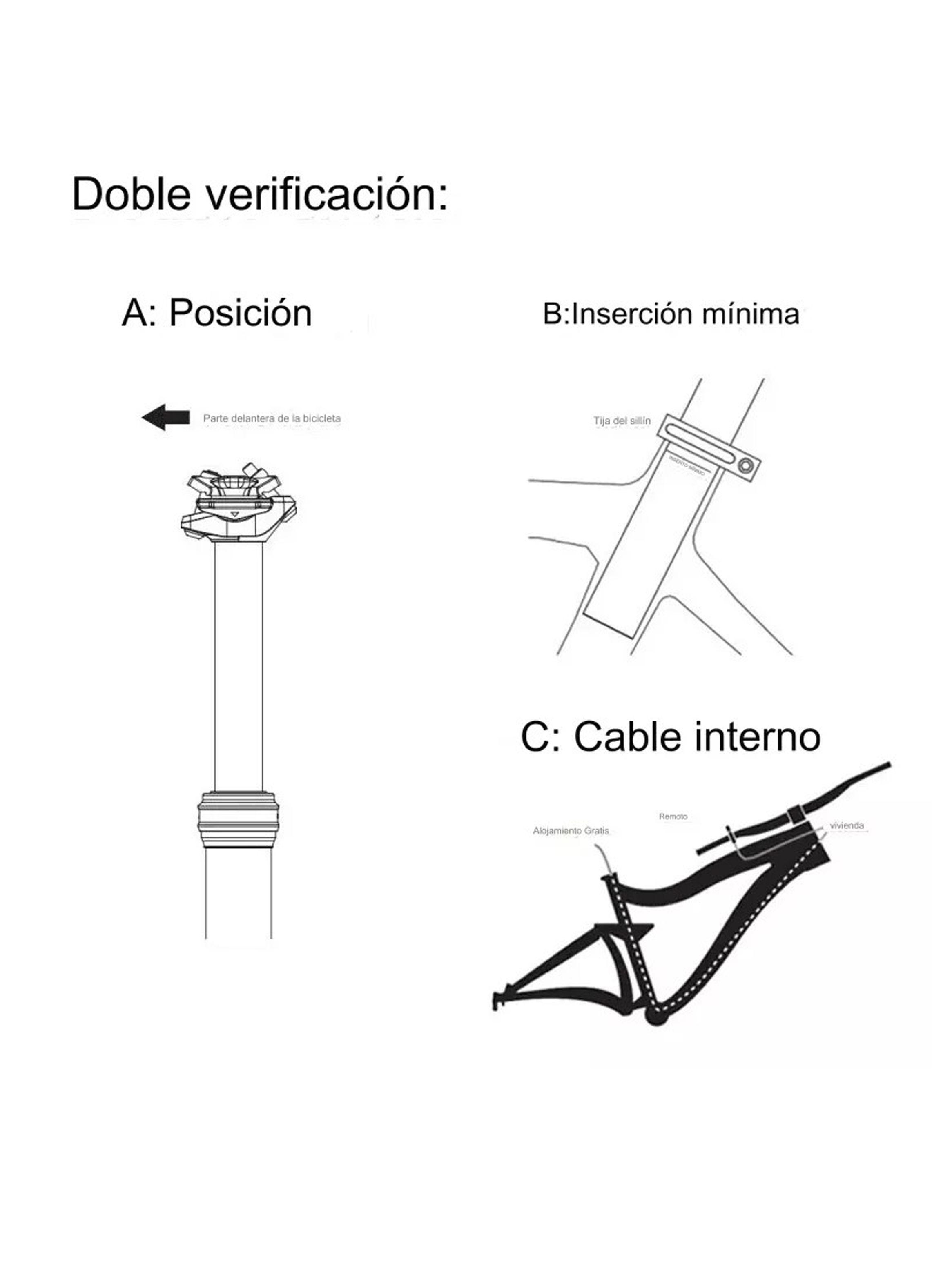 Dropper Tija Telescópica Exa 31.6 X 150 Mm-3