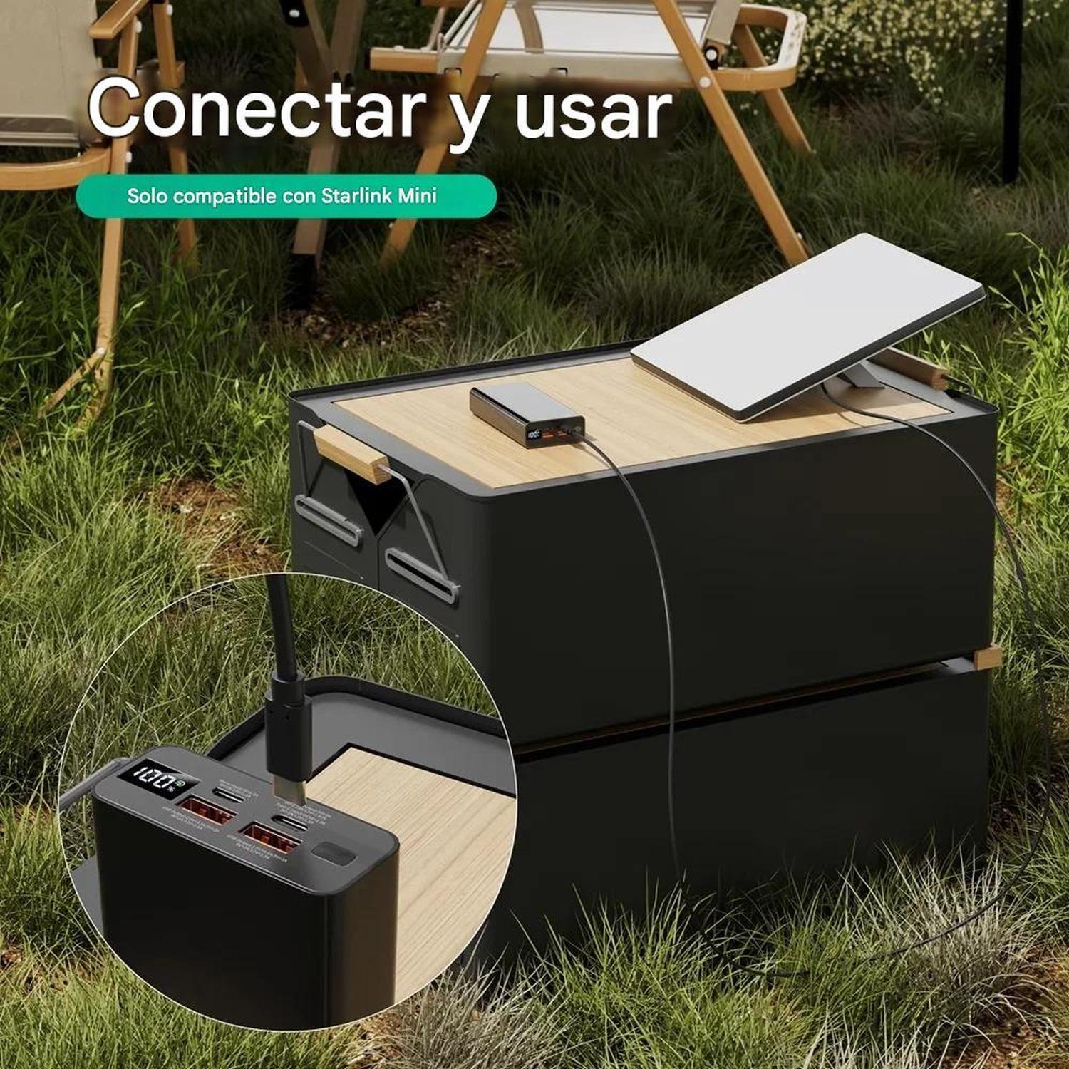 Cable Alimentación Antena Starlink Mini 5 Metros 100W IP67-3