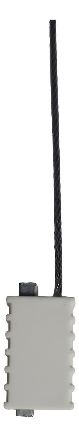 10 Bridas Sellos Seguridad Cable Acerado Bloqueo Engranaje Gris-3