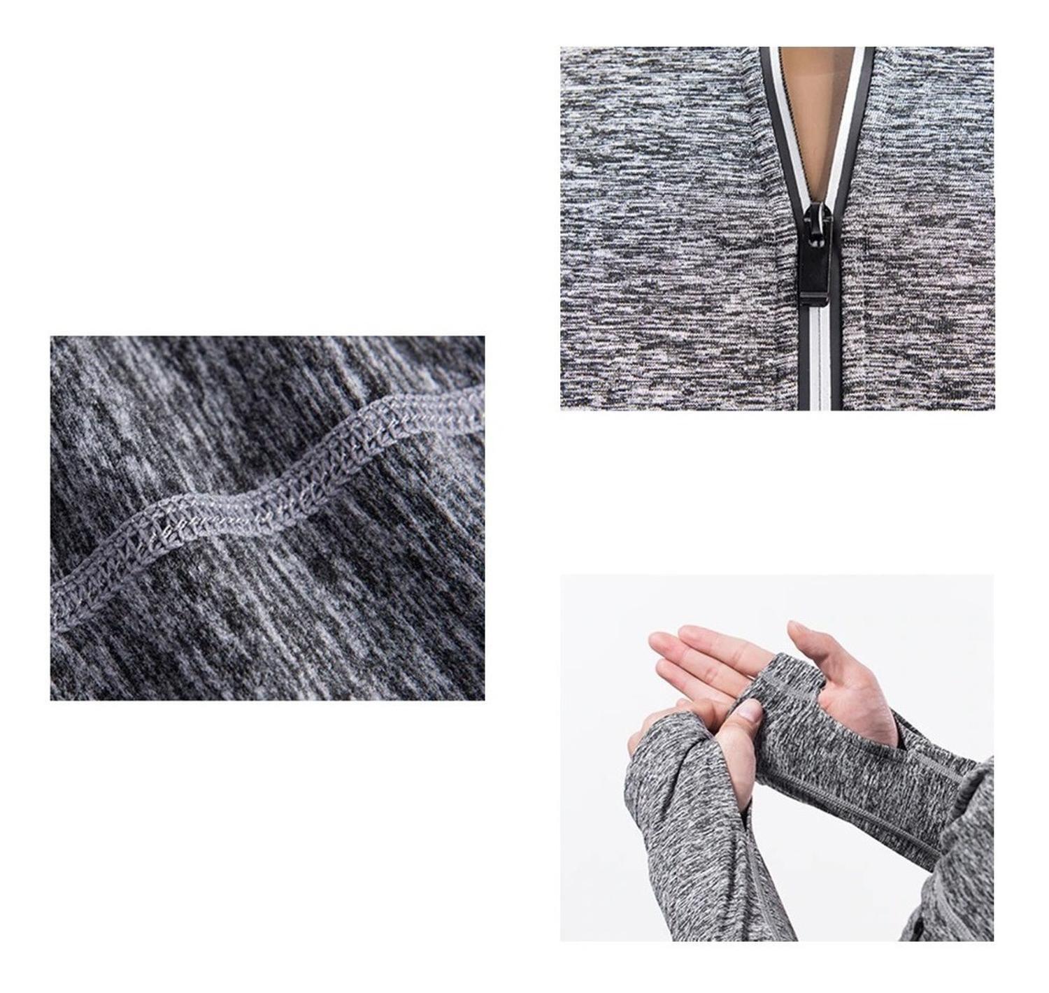 Polerón Deportivo Capucha Unisex Ciclismo Rockbros-6