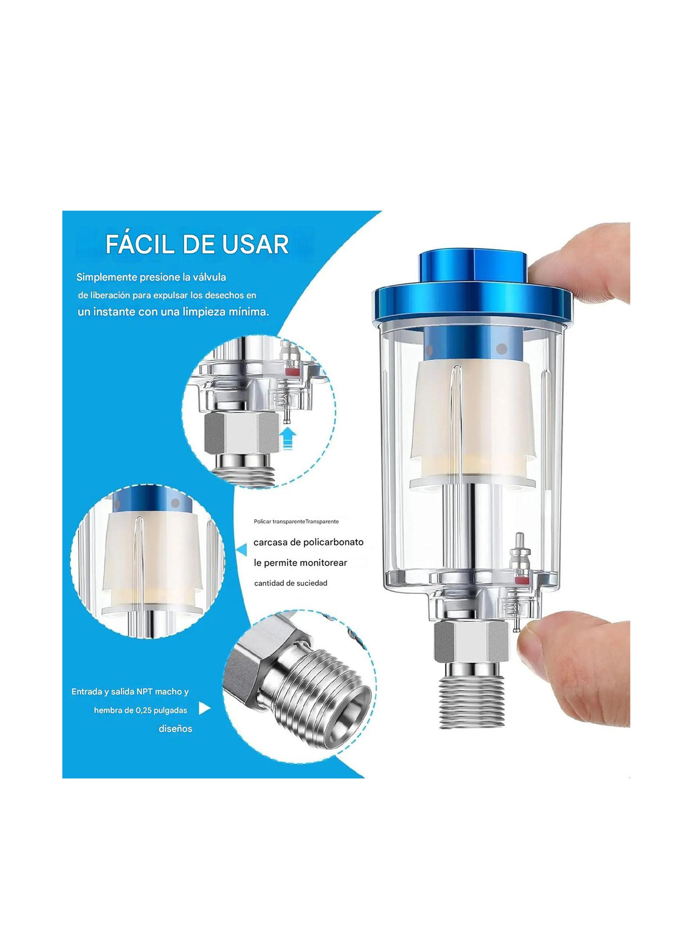 Filtro Separador De Agua Y Aceite 1/4'' Para Pistola Pintar-5