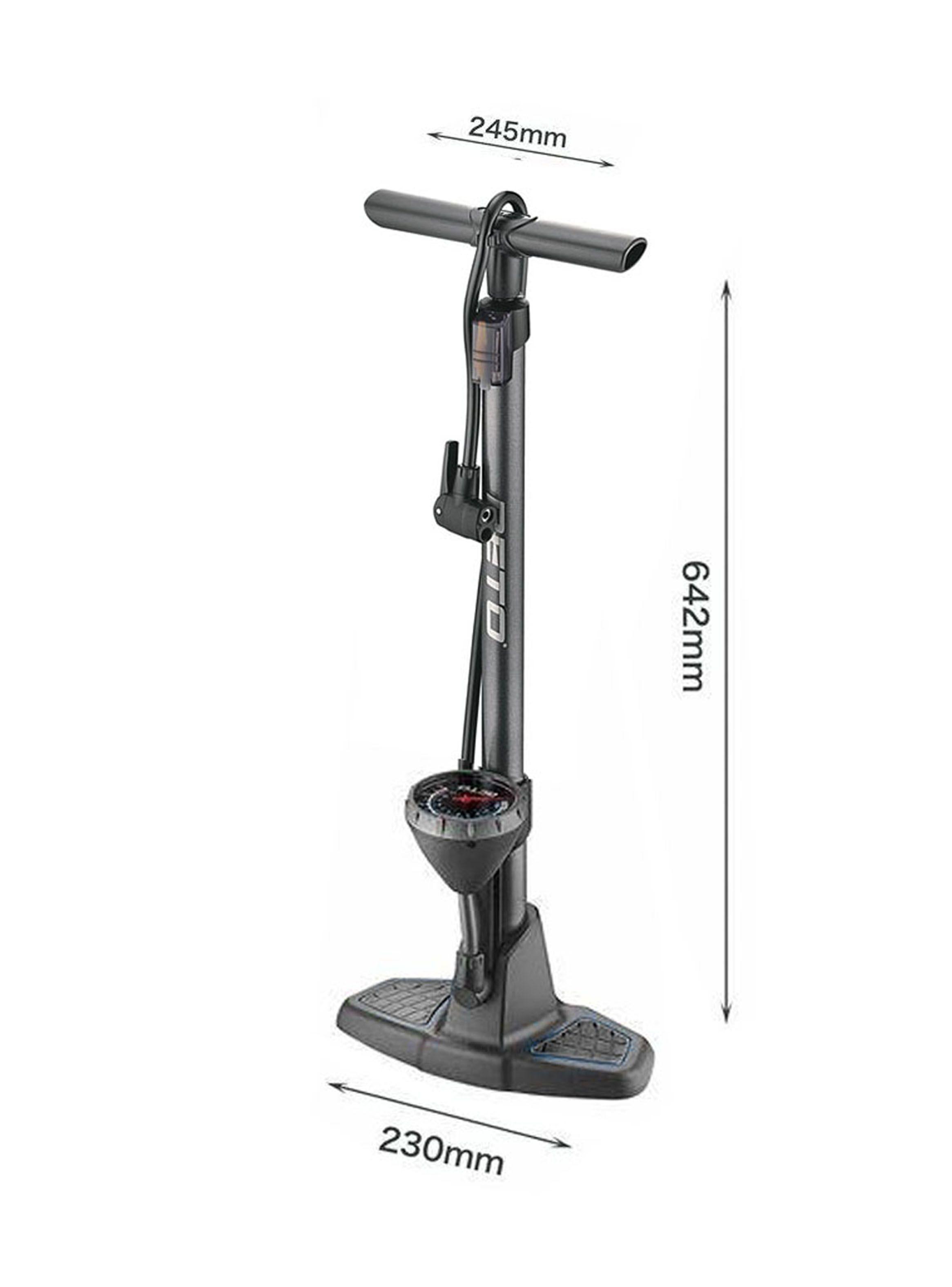 Bombín De Pie Beto 160 Psi Manómetro Válvula Presta/schrader-5