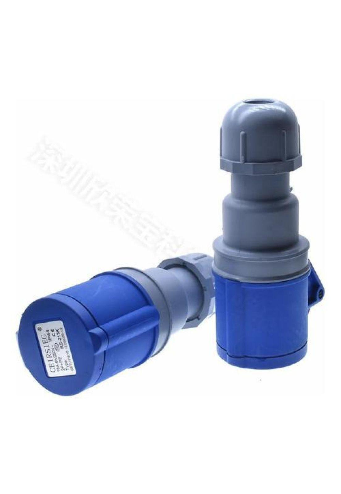 Set Enchufe Industrial Macho Y Hembra 3pines 16a-4
