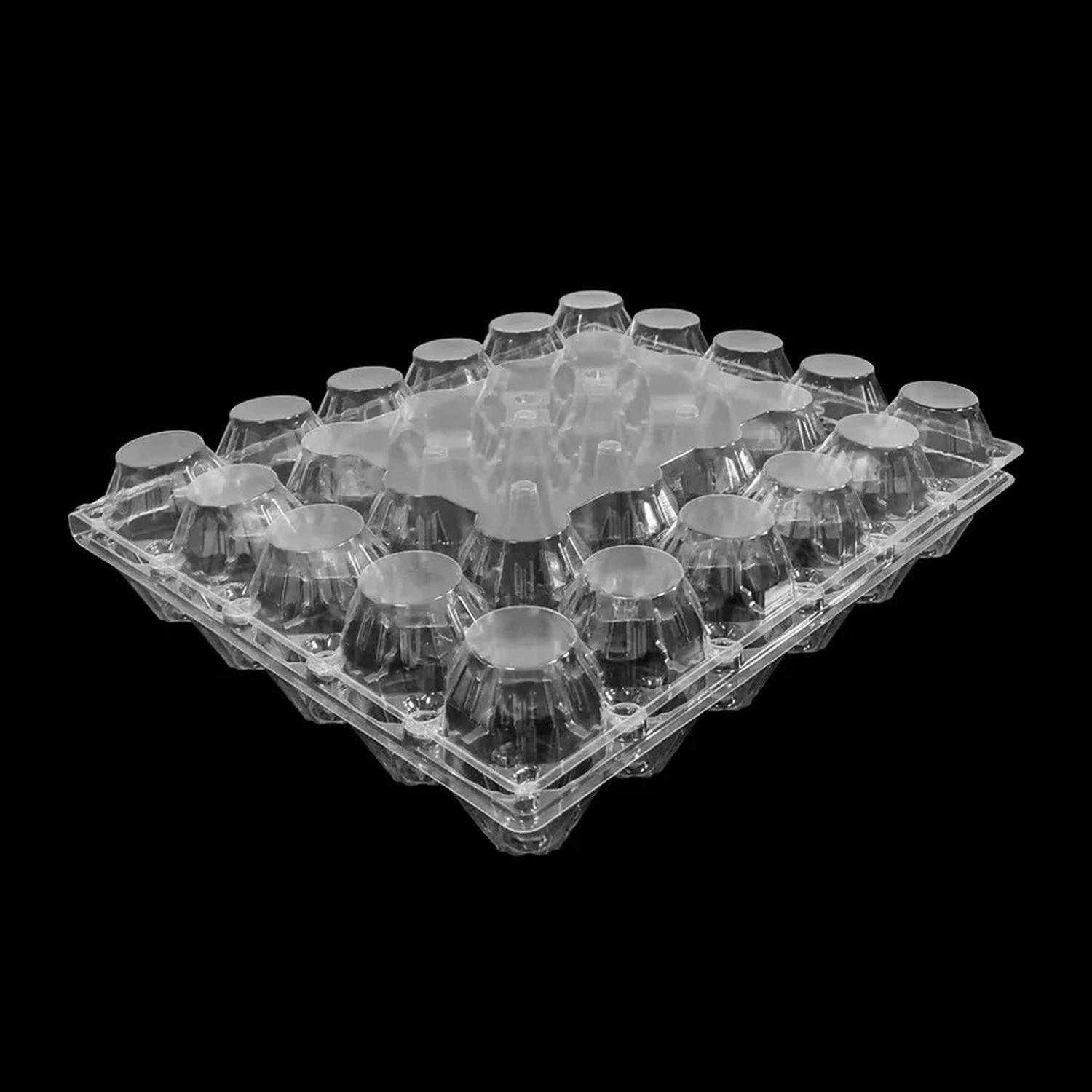 Pack 25 Bandejas Hueveras Plásticas Transparentes 30 Huevos-6