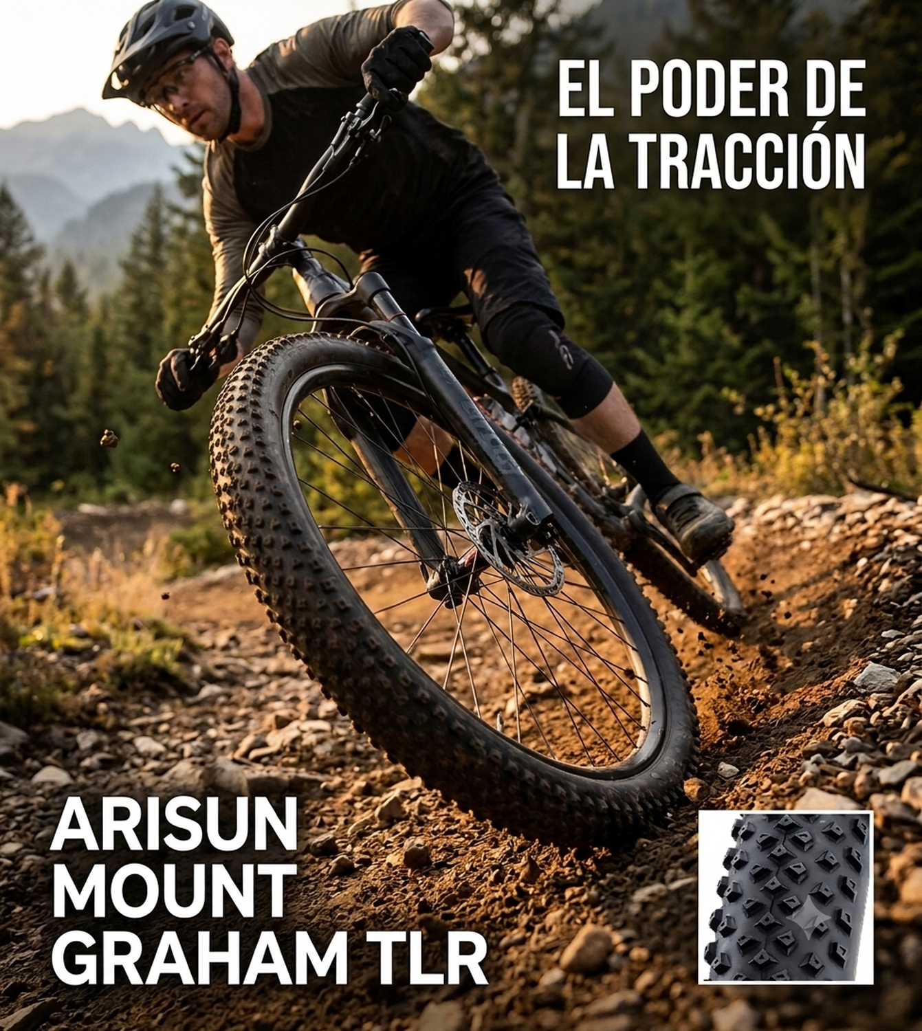 Neumatico Arisun 27.5x2.35 TR RSD+ Mount Cronos Mtb-3
