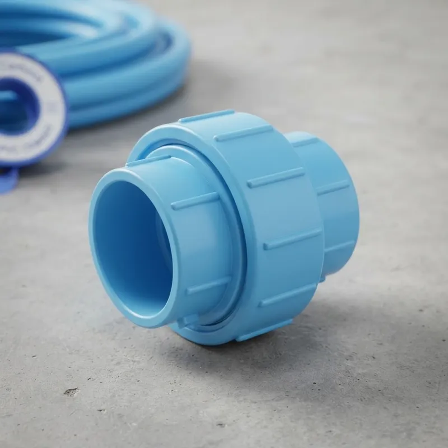 Unión Americana PVC 20mm PN10 Cementar Azul CESMEC-2
