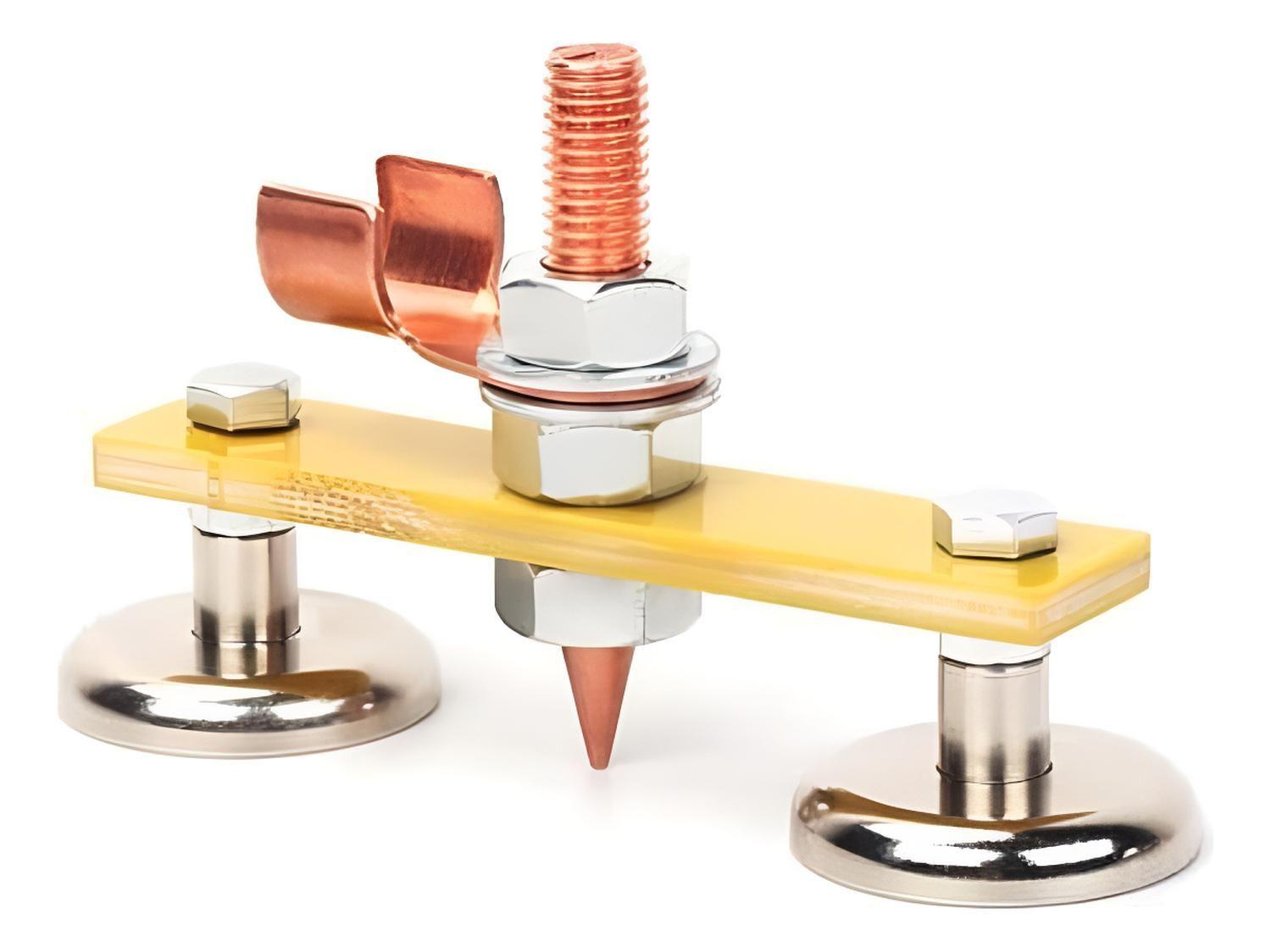 Toma A Tierra Imantado Neodimio Para Maquina De Soldar-0