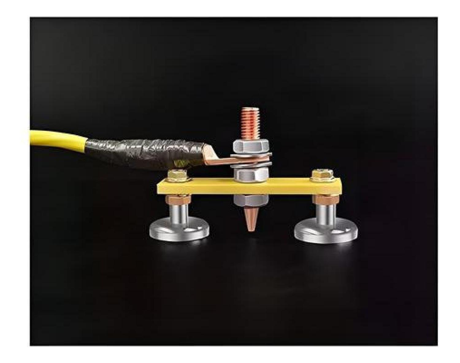 Toma A Tierra Imantado Neodimio Para Maquina De Soldar-5