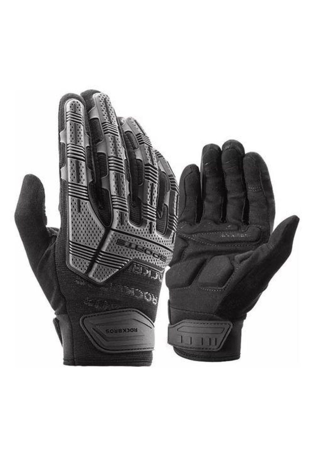 Guantes Con Protección Rockbros Moto Bicicleta Enduro Dh-0