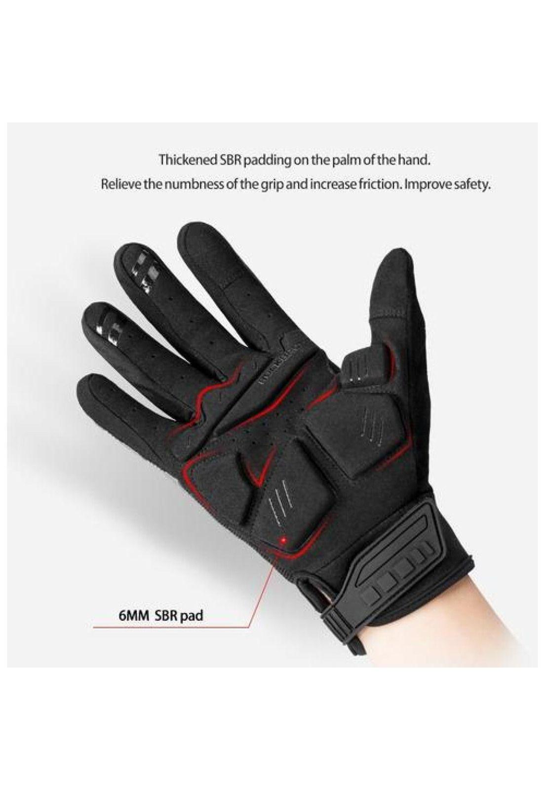 Guantes Con Protección Rockbros Moto Bicicleta Enduro Dh-1
