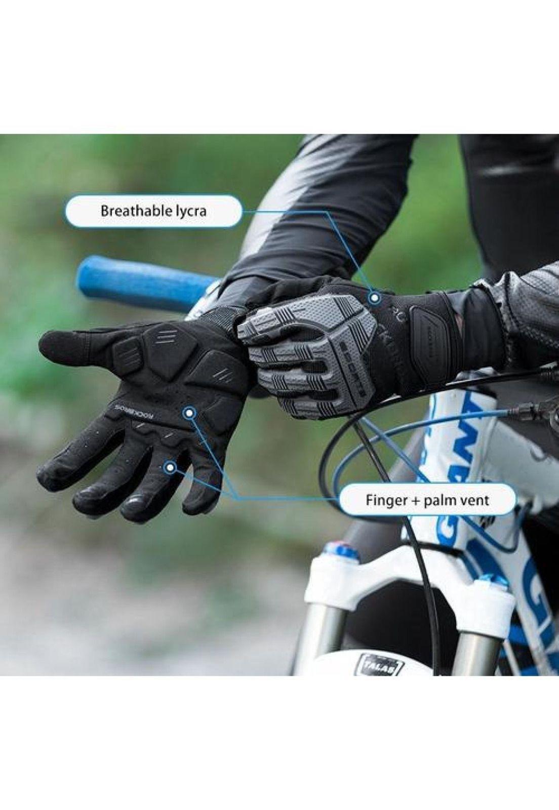 Guantes Con Protección Rockbros Moto Bicicleta Enduro Dh-4