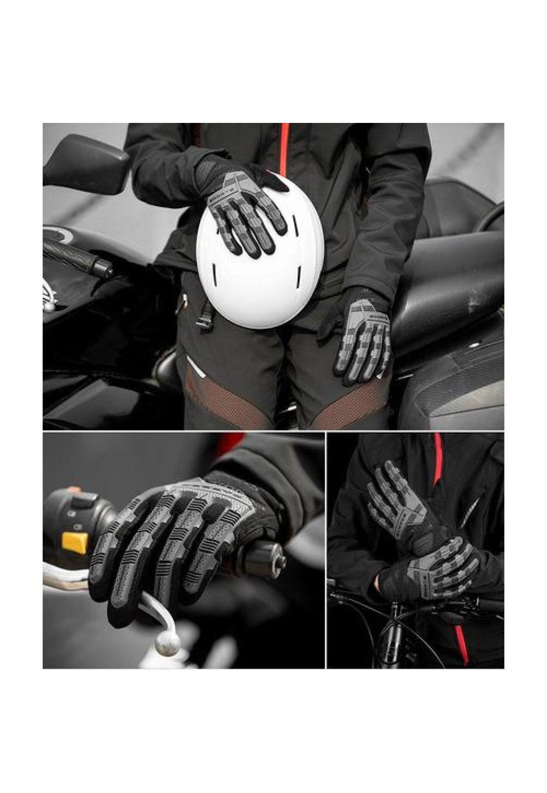 Guantes Con Protección Rockbros Moto Bicicleta Enduro Dh-8