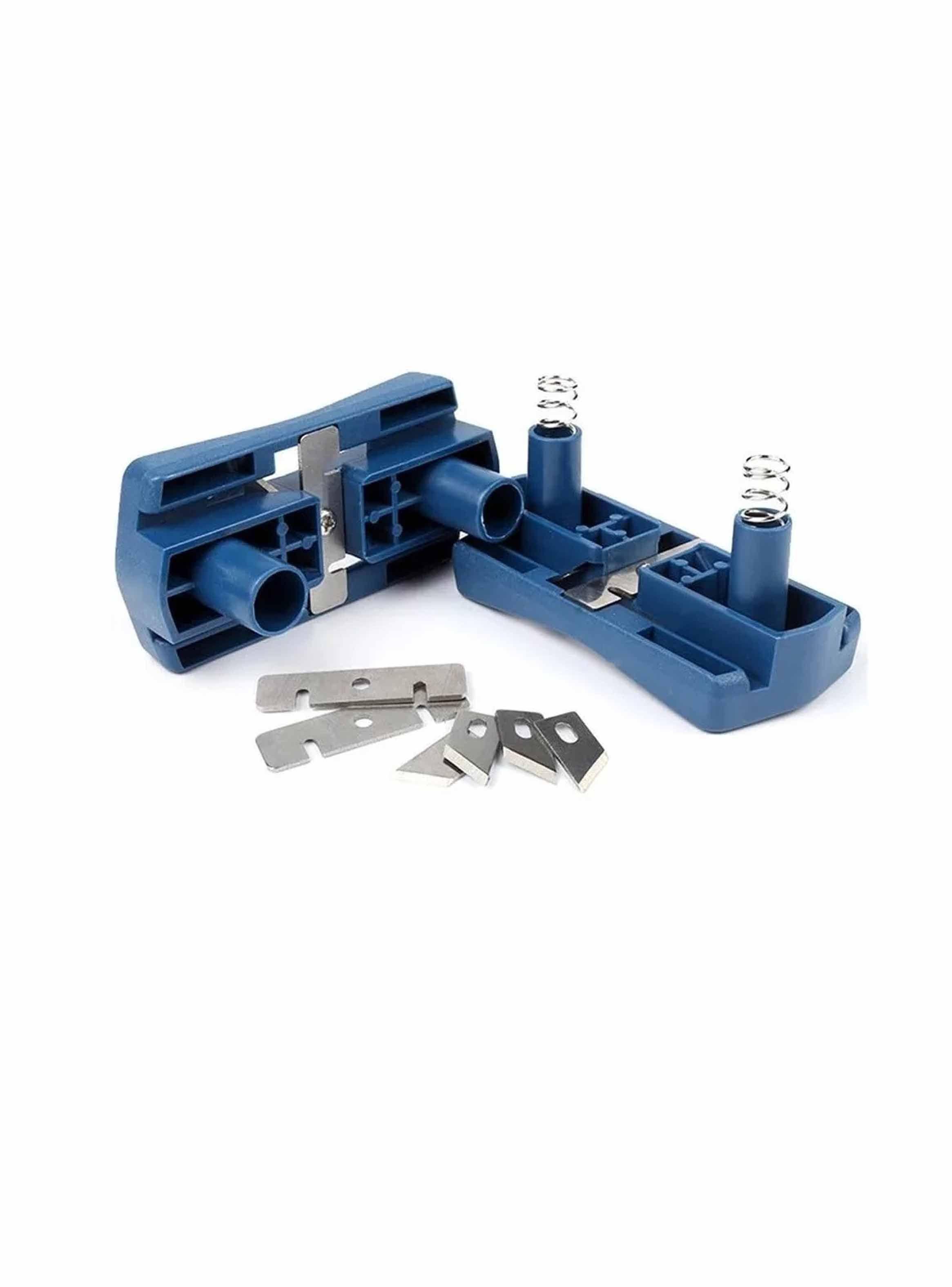 Set Perfilador Recortador Tapacantos Melamina De Doble Filo-4