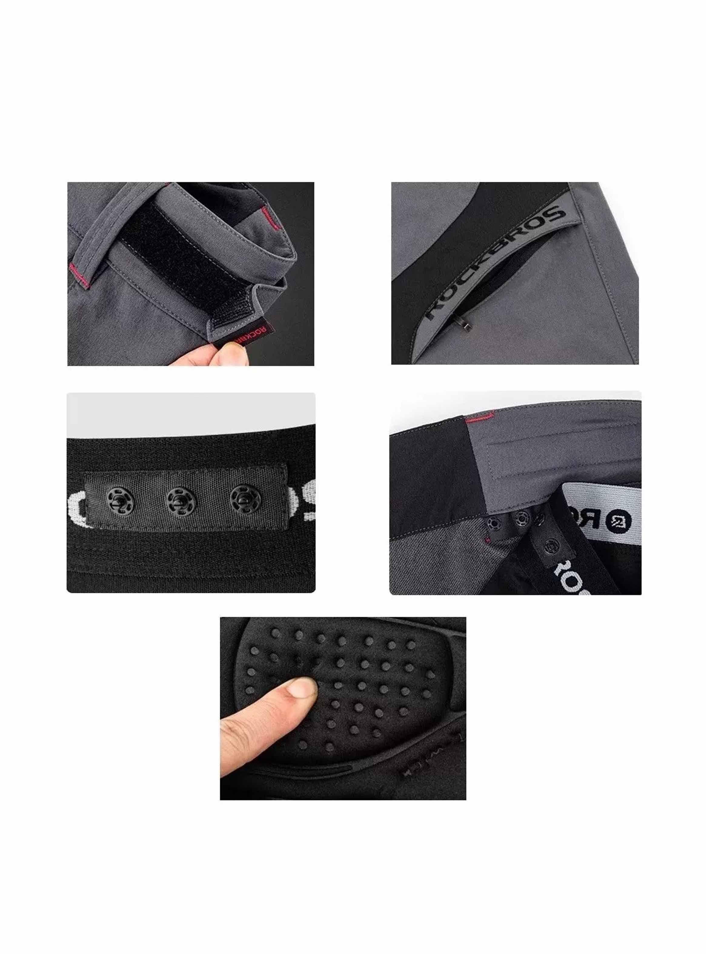 Set Pantalón Short + Ropa Interior De Ciclismo Rockbros Mtb-6