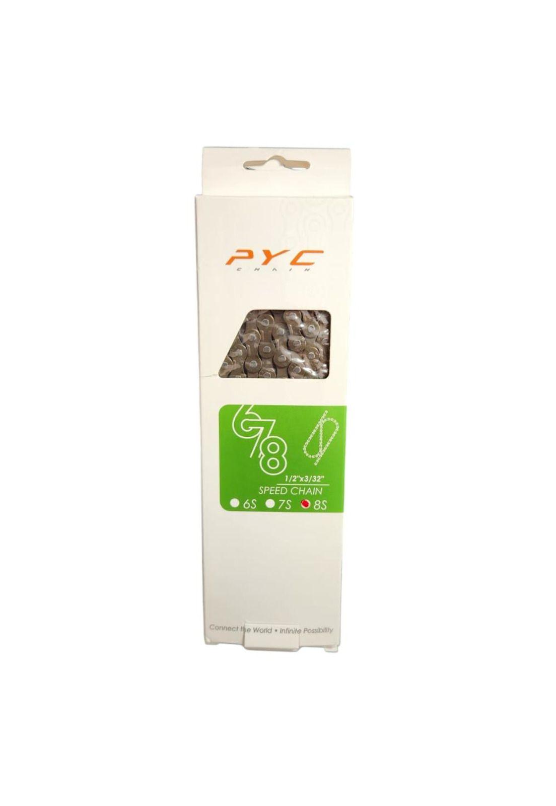 Cadena Bicicleta PYC P7002 7/8V Compatible Shimano MTB Paseo-2
