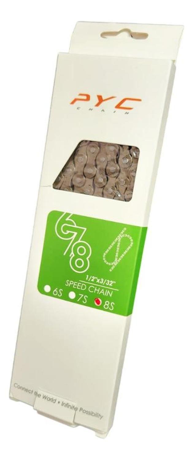 Cadena Bicicleta Pyc P7002 7/8v Compatible Shimano Mtb Paseo-3