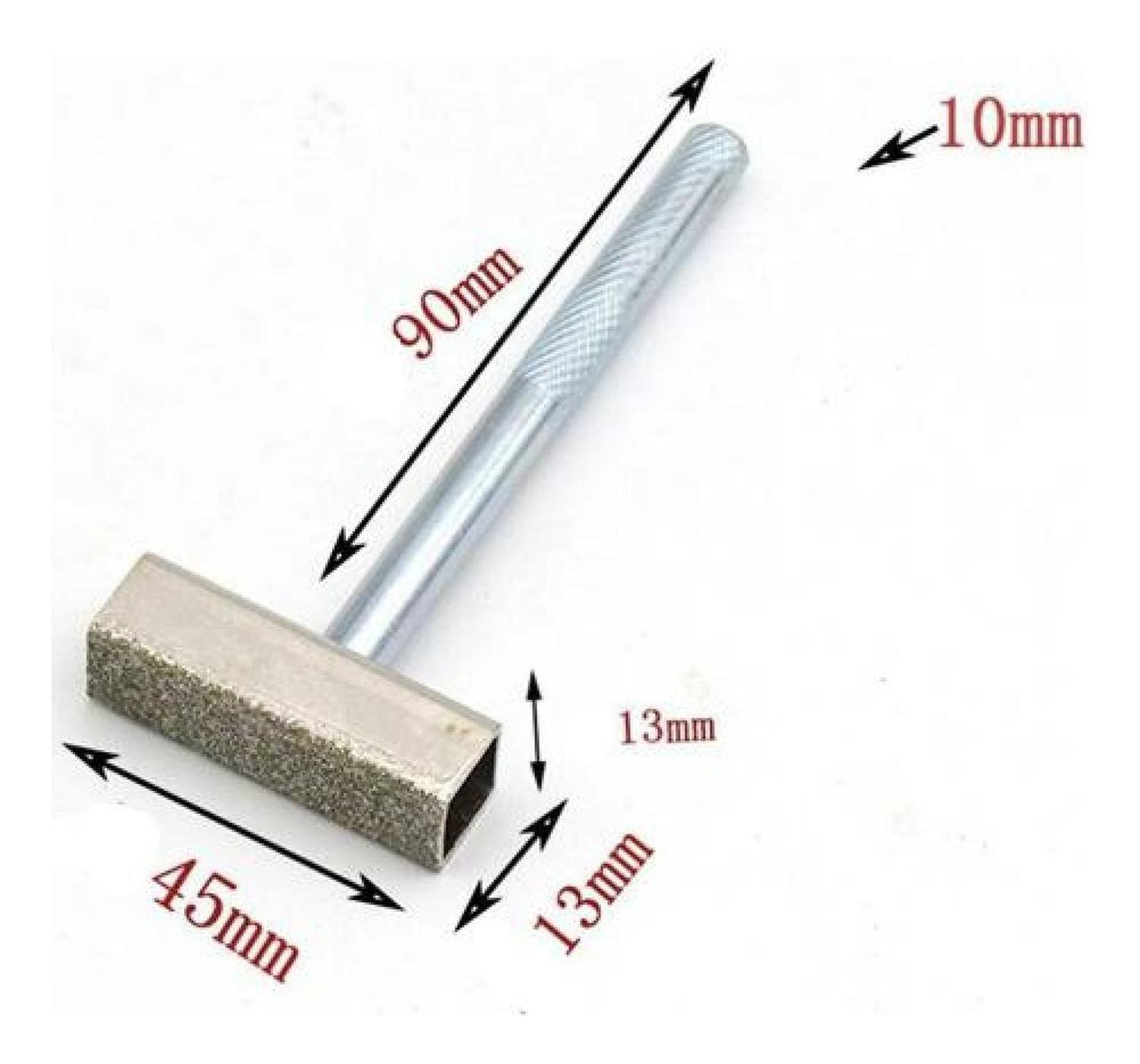 Afilador Diamantado Rectificador Discos De Esmeril Banco Plateado-2