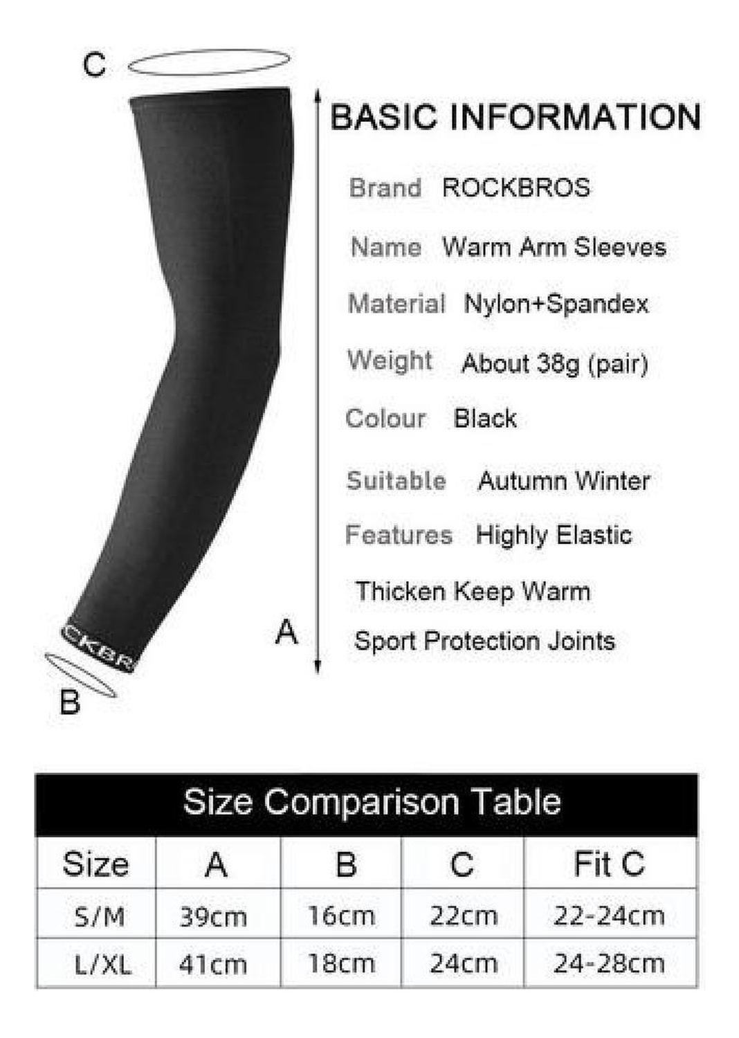 Mangas De Invierno - Otoño Rockbros, Ciclismo Y Deportes-8